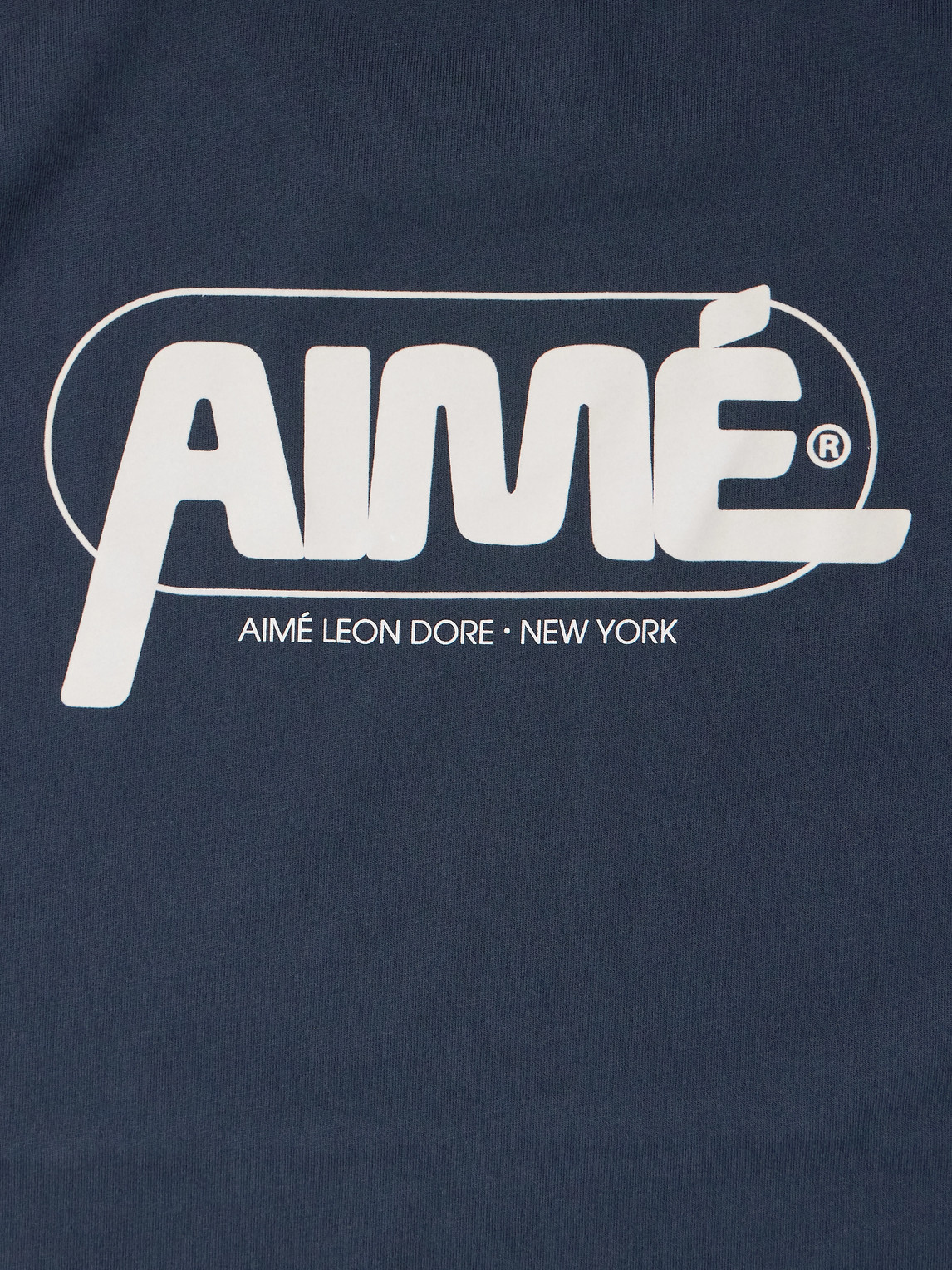 Aimé Leon Dore Gear Logo-print Cotton-jersey T-shirt In Blue