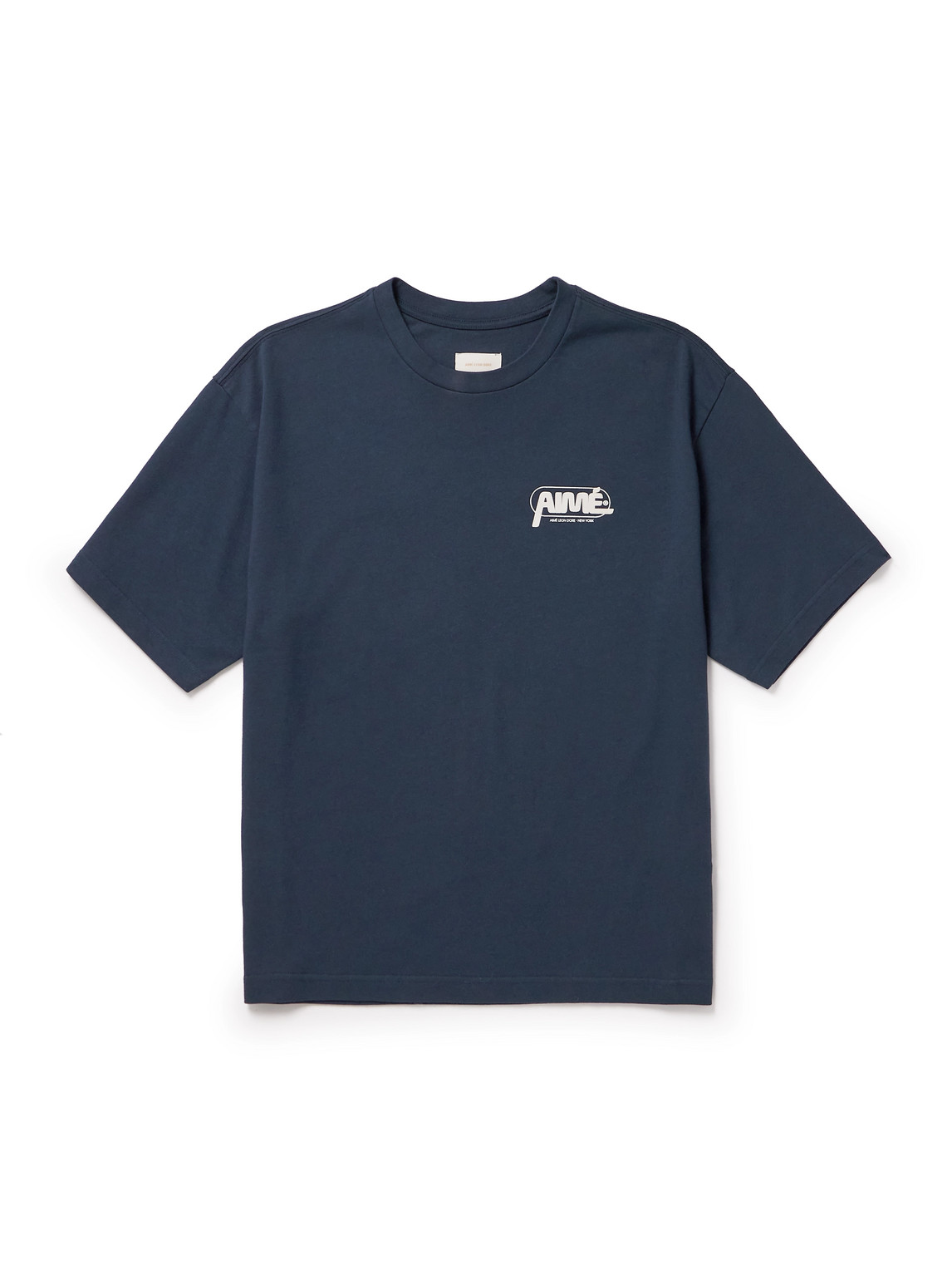 Aimé Leon Dore Gear Logo-print Cotton-jersey T-shirt In Blue