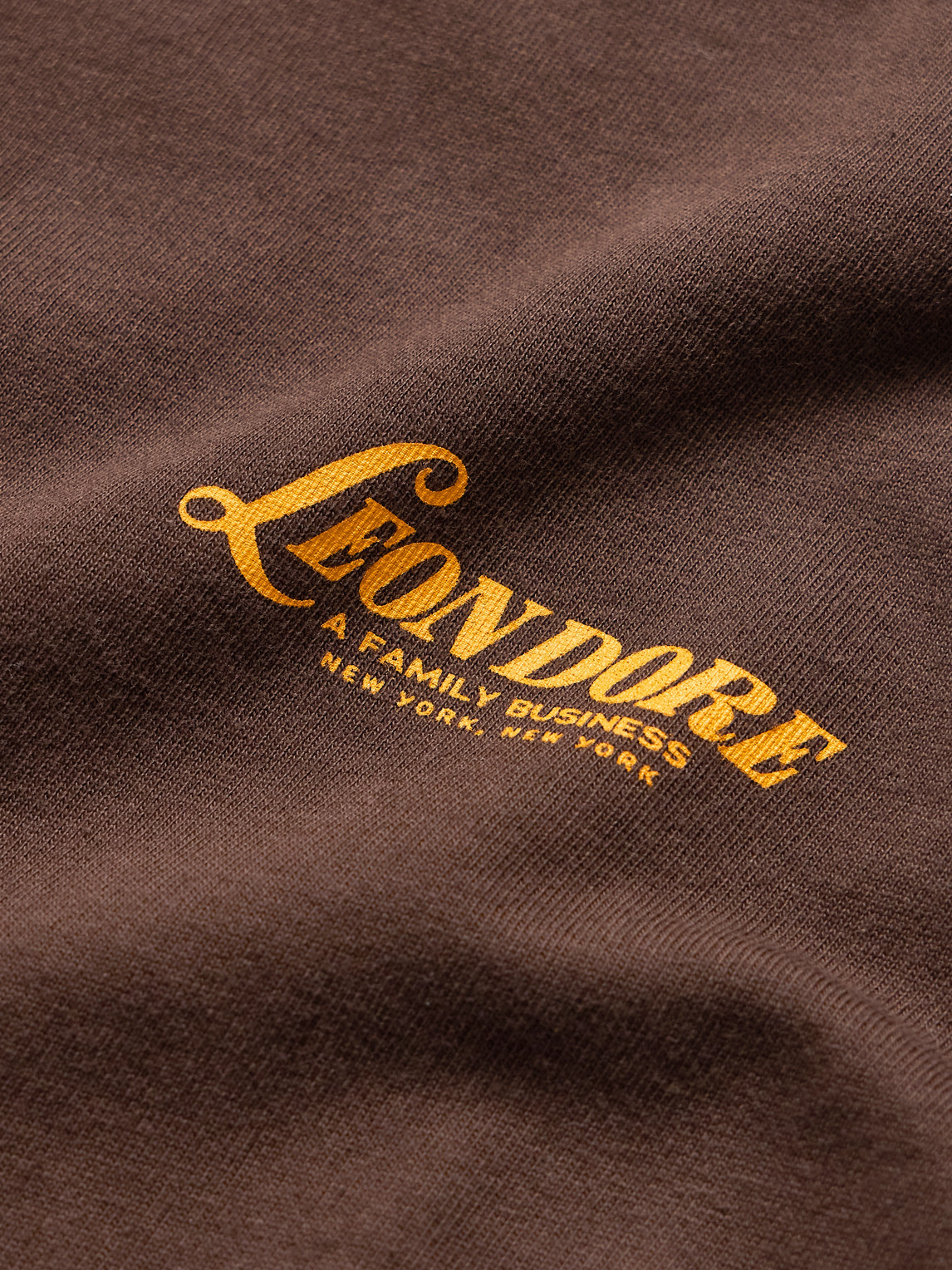 Aimé Leon Dore Records Cotton-jersey T-shirt In Brown