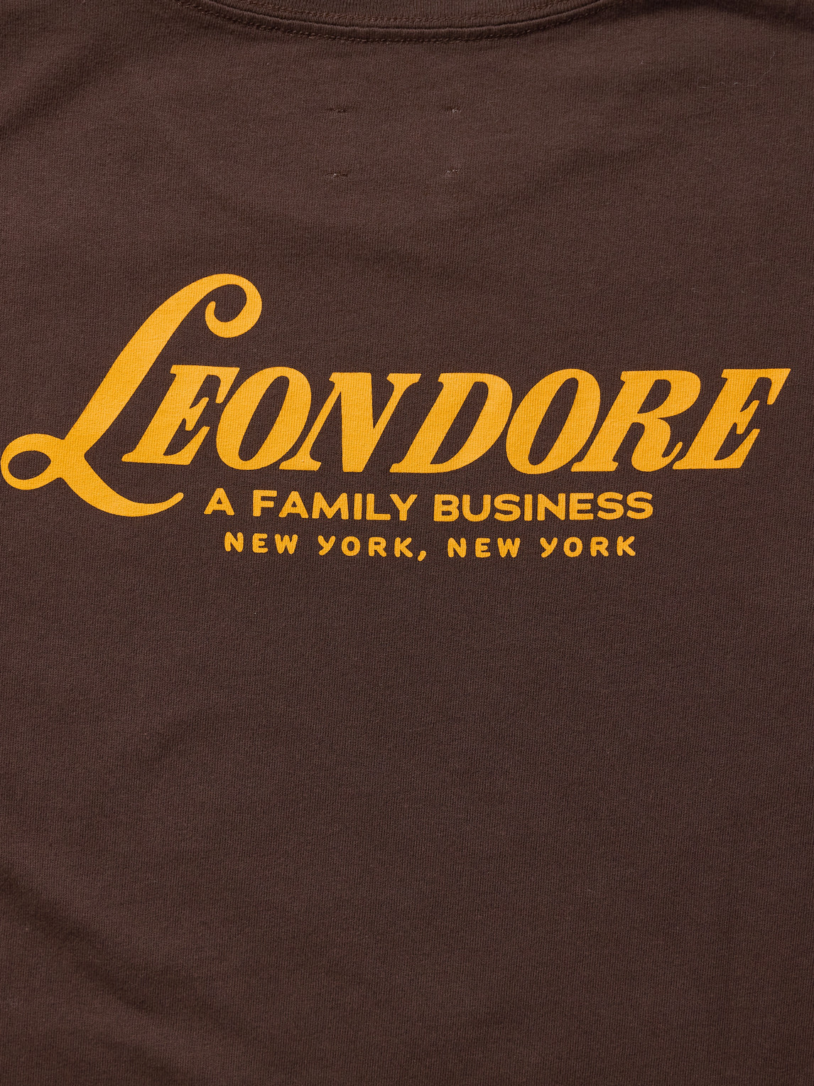Aimé Leon Dore Records Cotton-jersey T-shirt In Brown