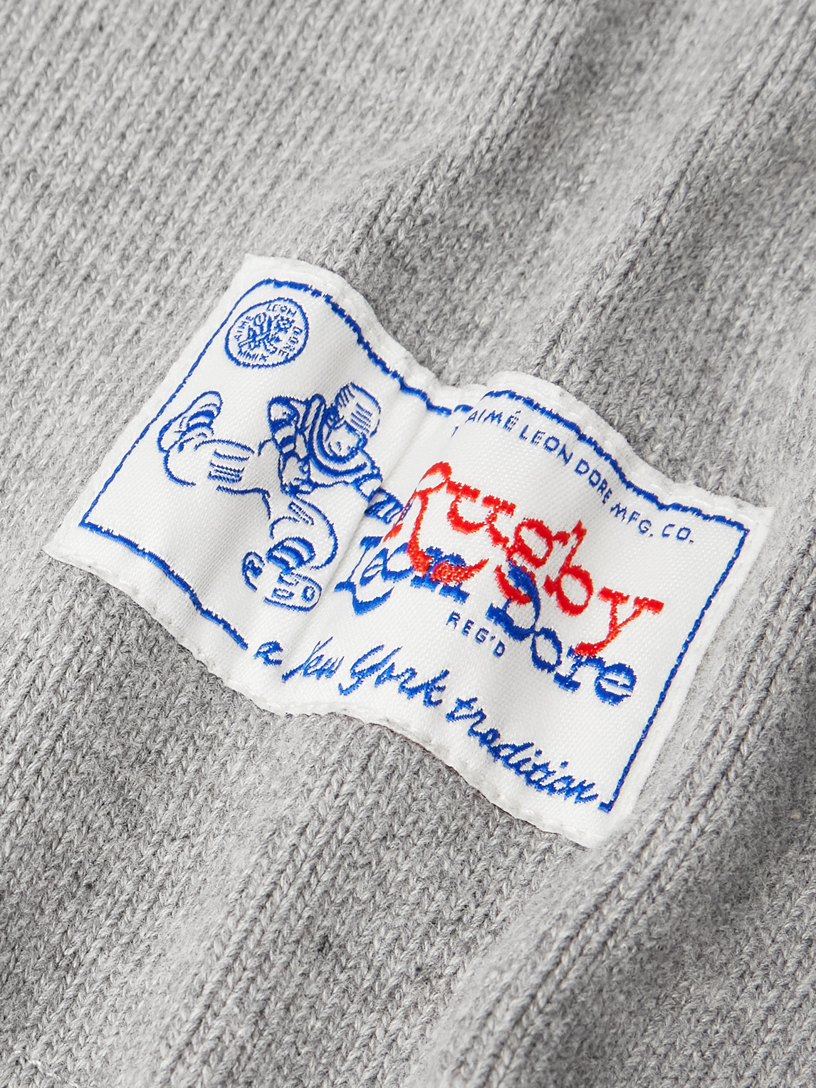 Aimé Leon Dore Logo-appliquéd Embroidered Twill-trimmed Cotton Polo Shirt In Multi