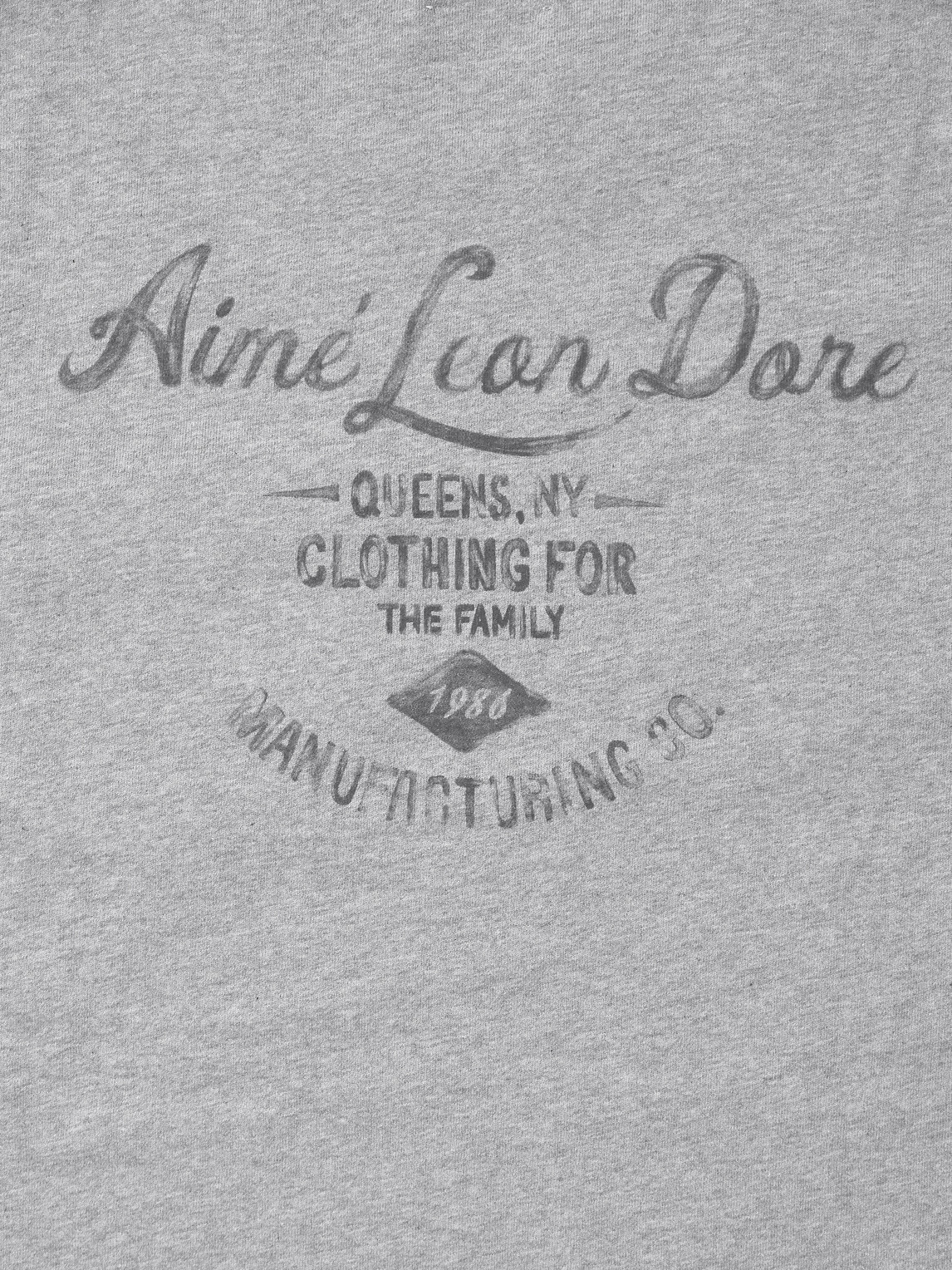 Aimé Leon Dore Clothier Logo-print Cotton-jersey T-shirt In Gray