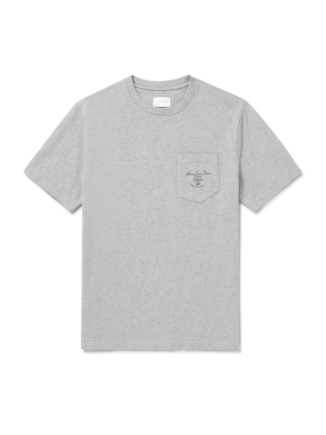 Aimé Leon Dore Clothier Logo-print Cotton-jersey T-shirt In Gray