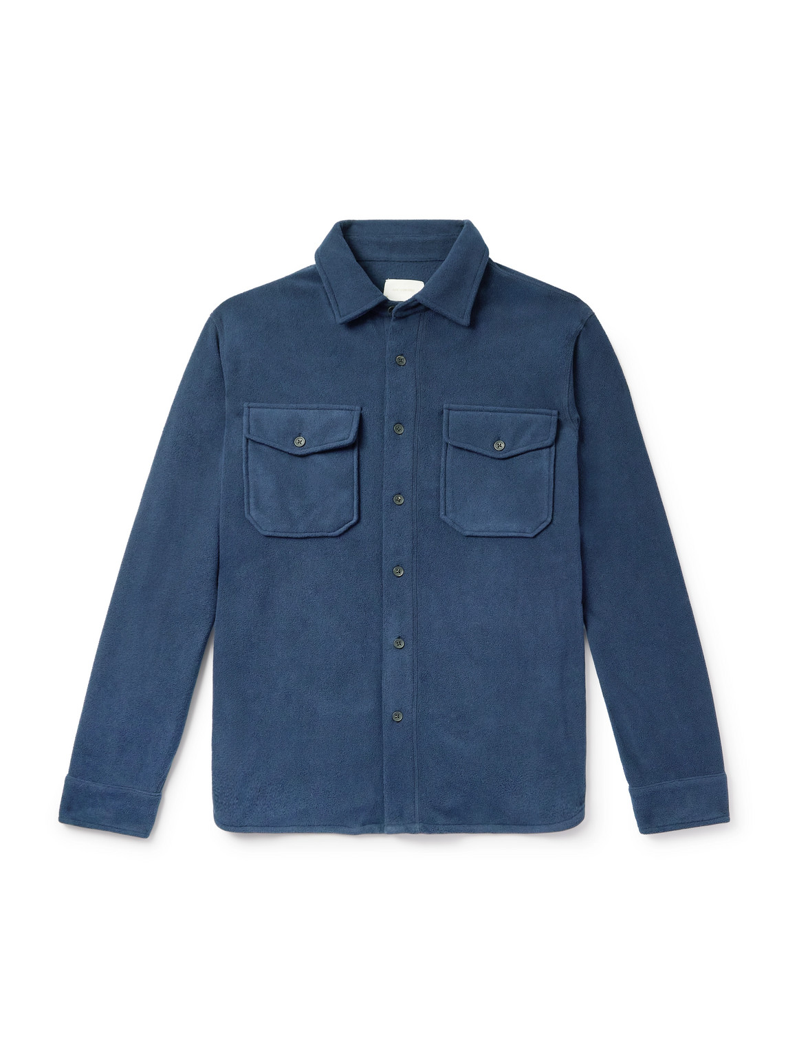 Aimé Leon Dore Fleece Shirt In Blue
