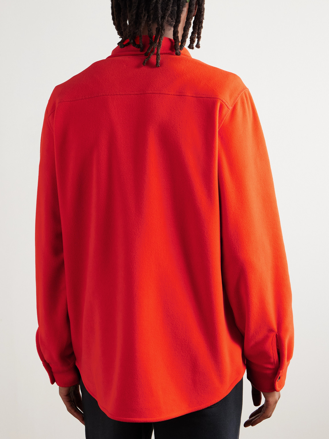 Aimé Leon Dore Fleece Shirt In Orange