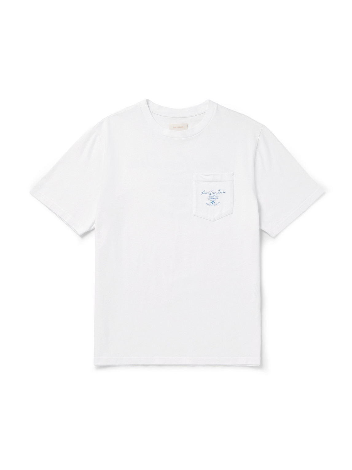 Aimé Leon Dore Clothier Logo-print Cotton-jersey T-shirt In White