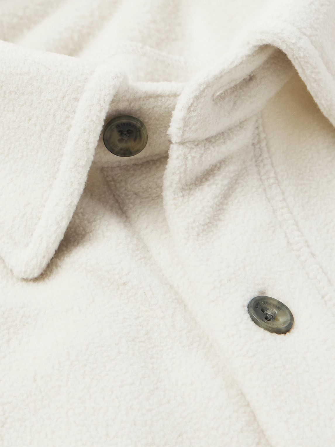 Aimé Leon Dore Fleece Shirt In White