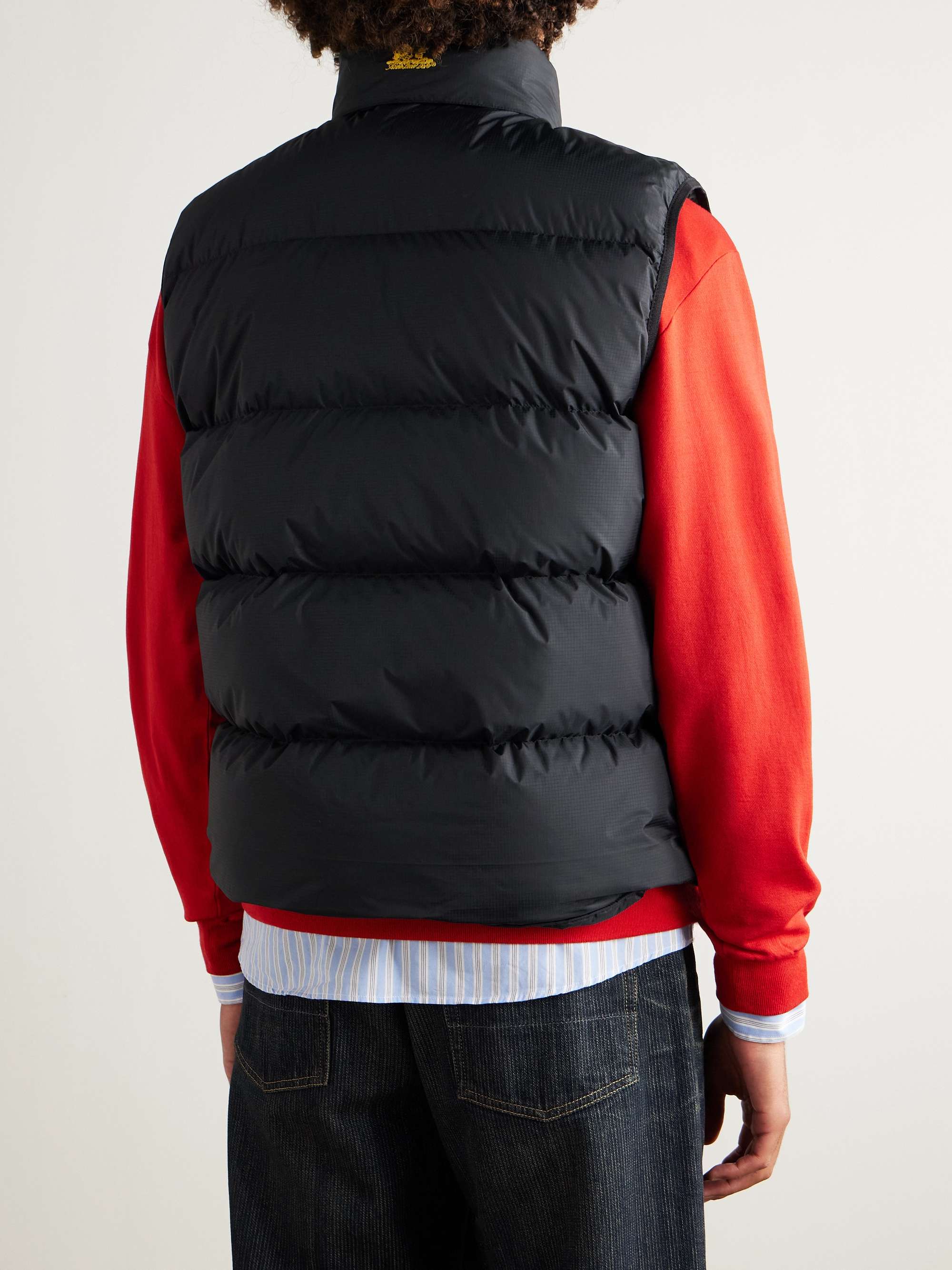 AIMÉ LEON DORE Logo-Embroidered Quilted WINDSTOPPER® by GORE-TEX