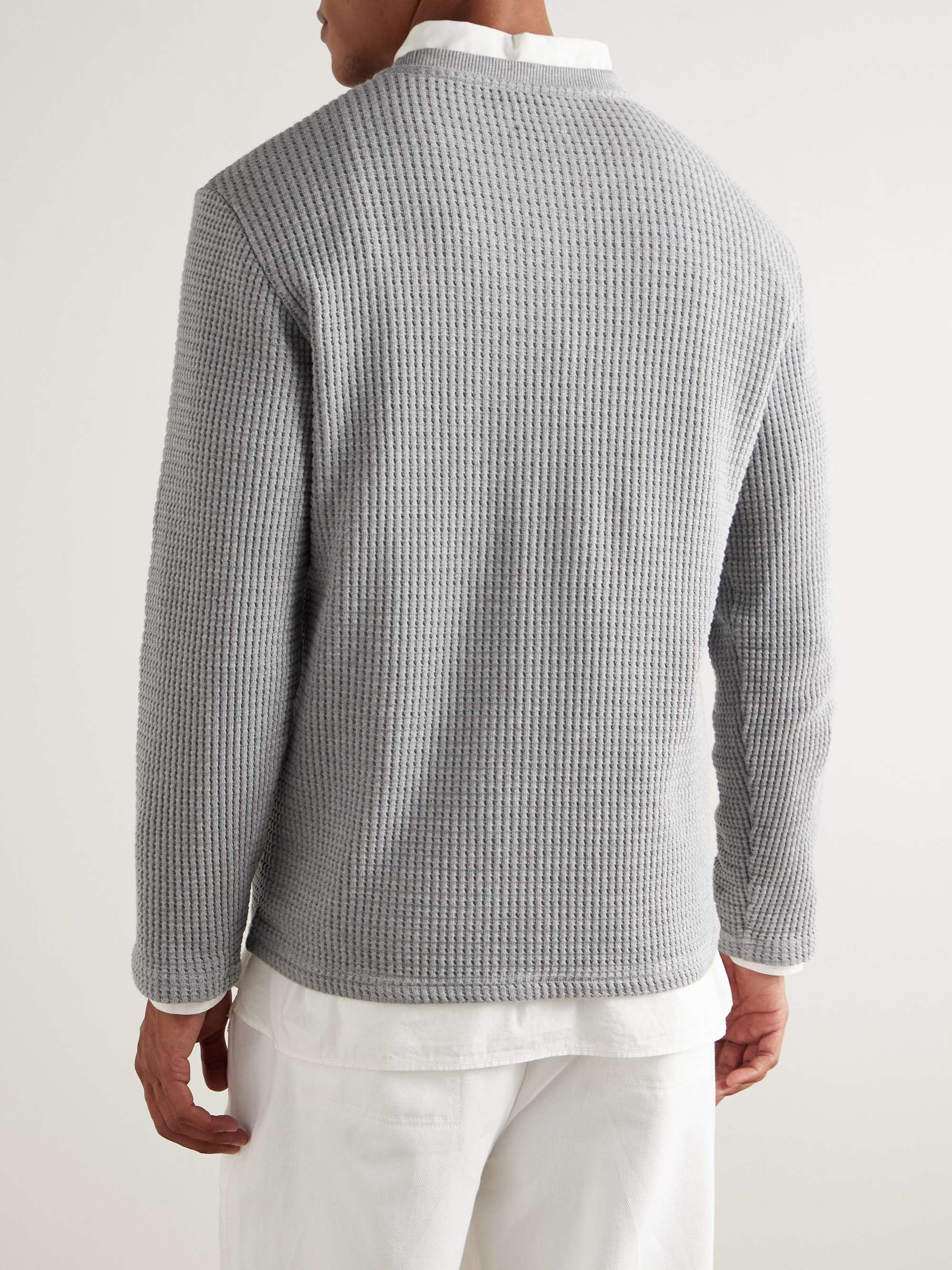 aime leon dore ワッフルロンT AIMÉ LEON DORE ワッフルニットコットン Tシャツ | ミスターポーター