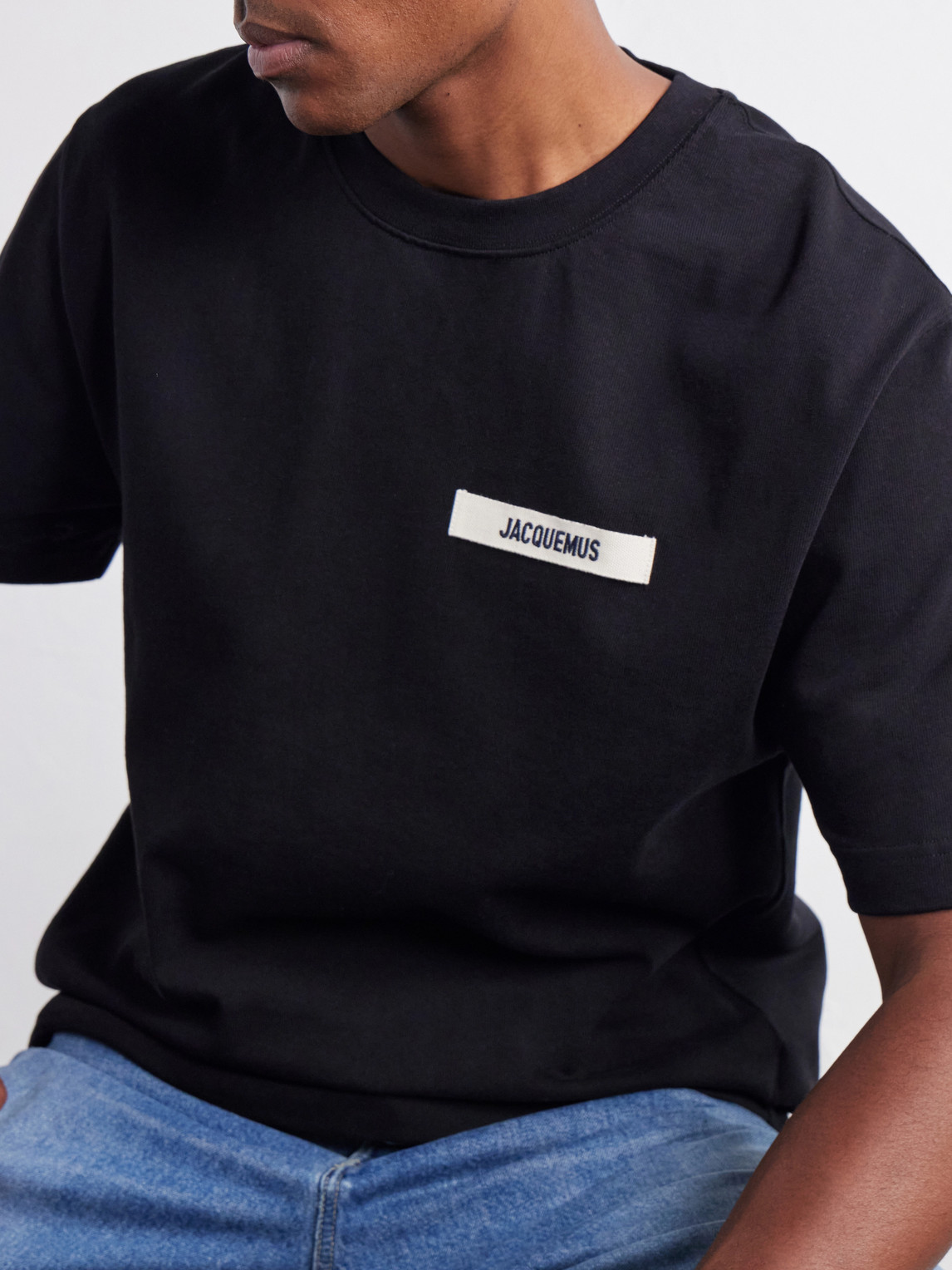 Logo-Appliquéd Cotton-Jersey T-Shirt