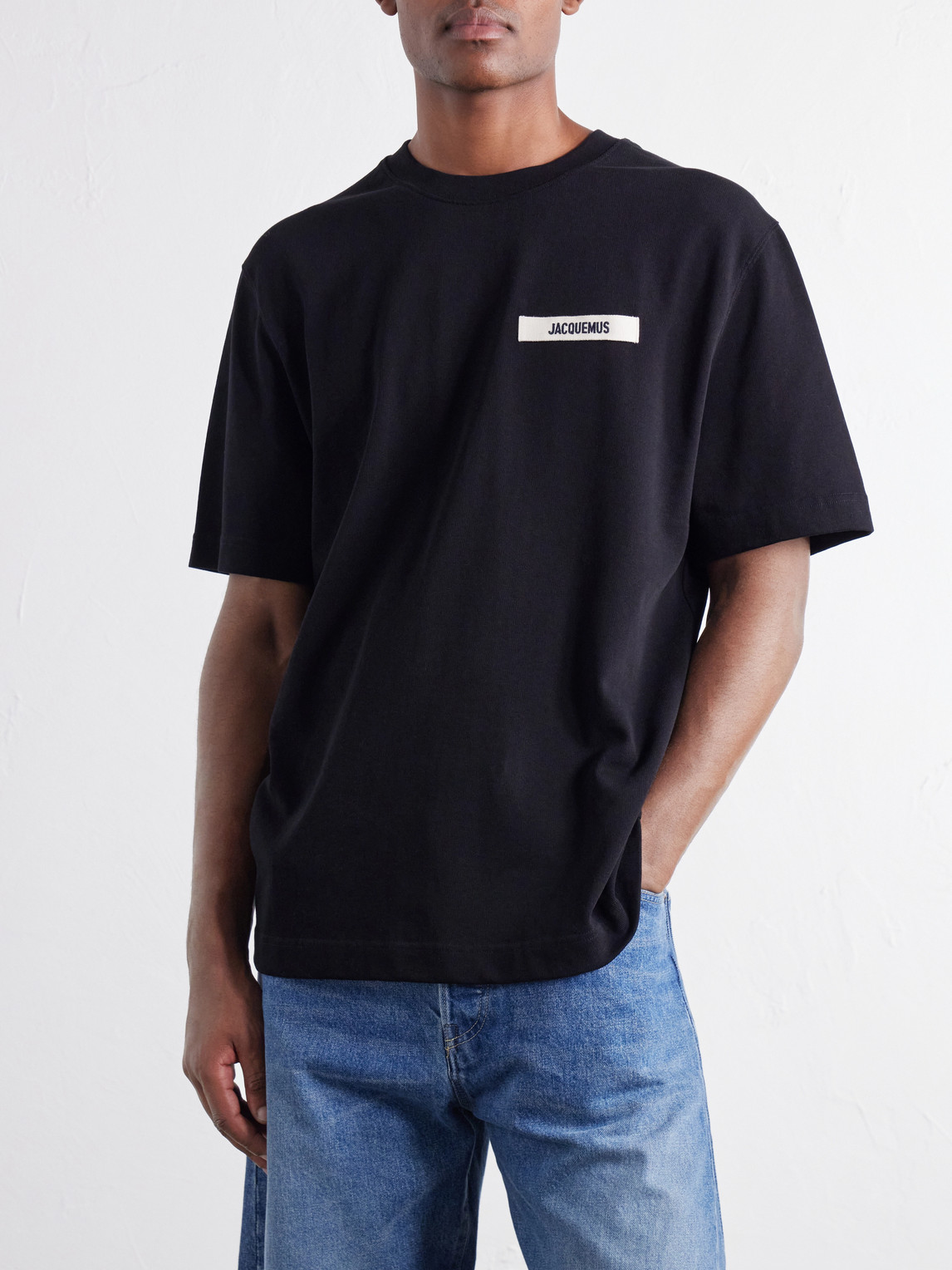 Logo-Appliquéd Cotton-Jersey T-Shirt