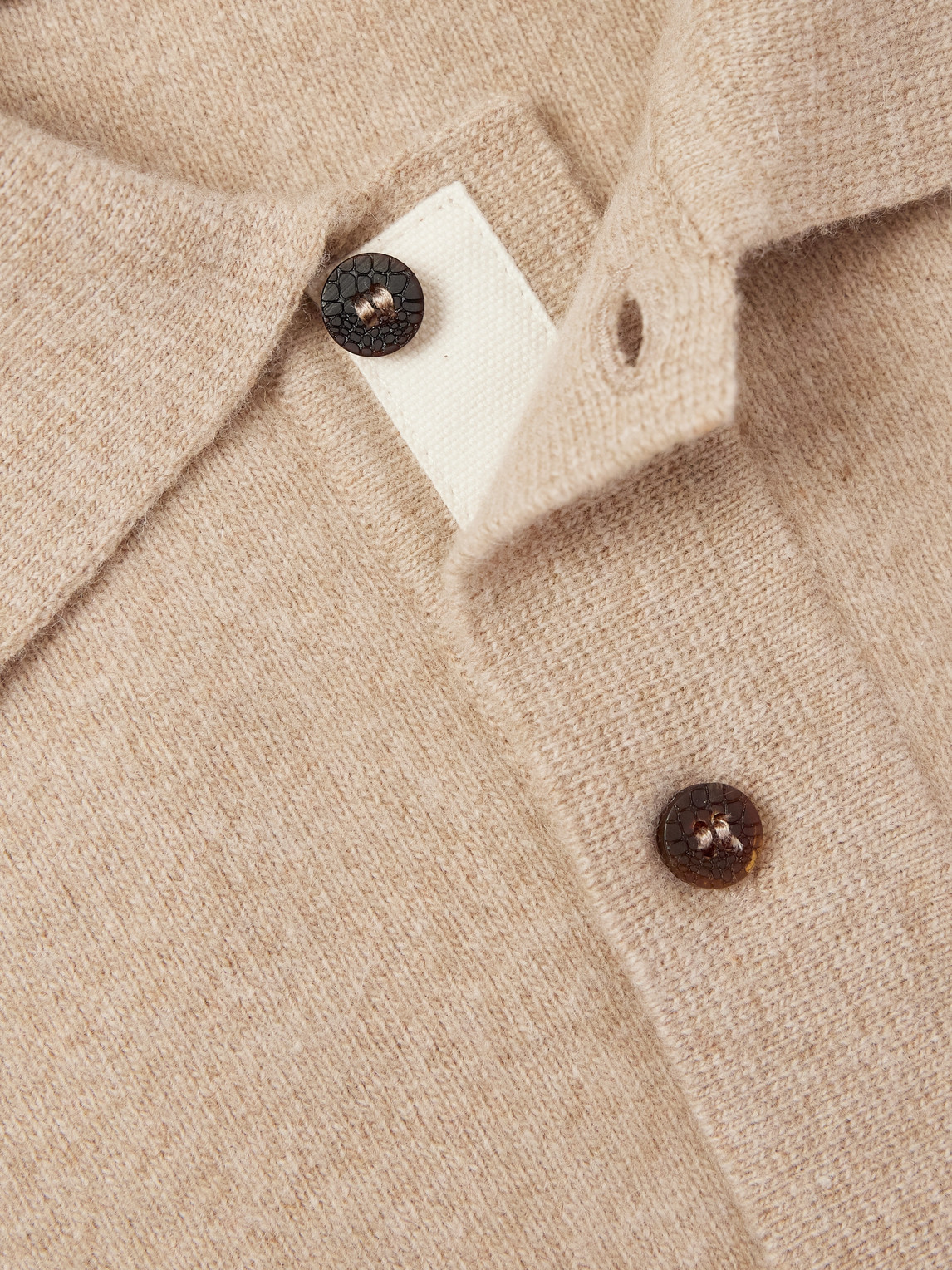 Jacquemus La Maille Vareuse Pallone Wool And Cashmere-blend Sweater In Neutral