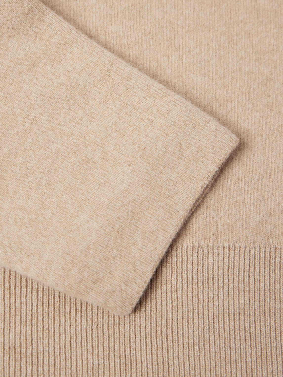 Jacquemus La Maille Vareuse Pallone Wool And Cashmere-blend Sweater In Neutral