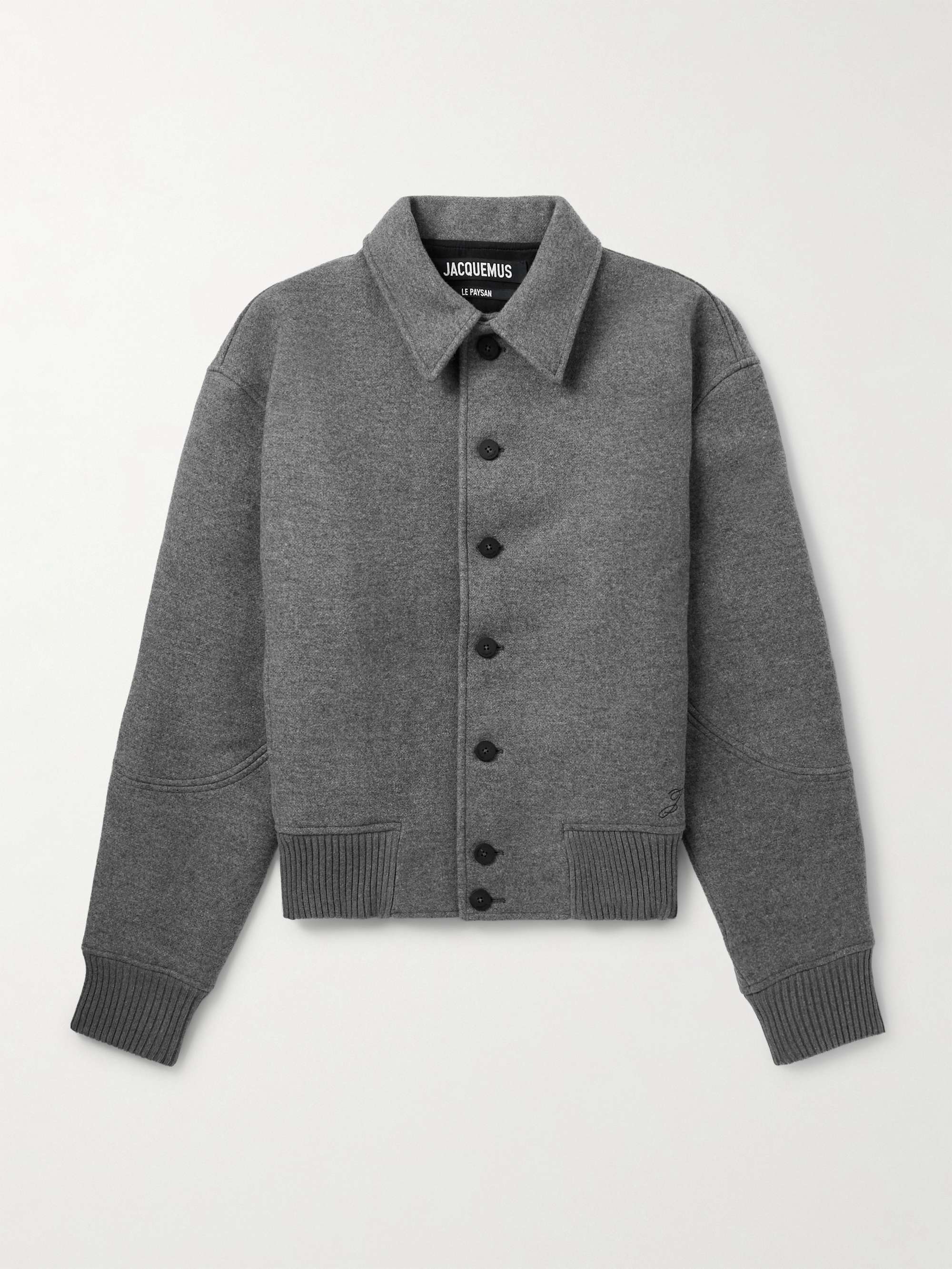 ジャケット・アウター JACQUEMUS wool feltro bomber JACQUEMUS Feltro Wool-Felt Bomber Jacket for Men | MR PORTER