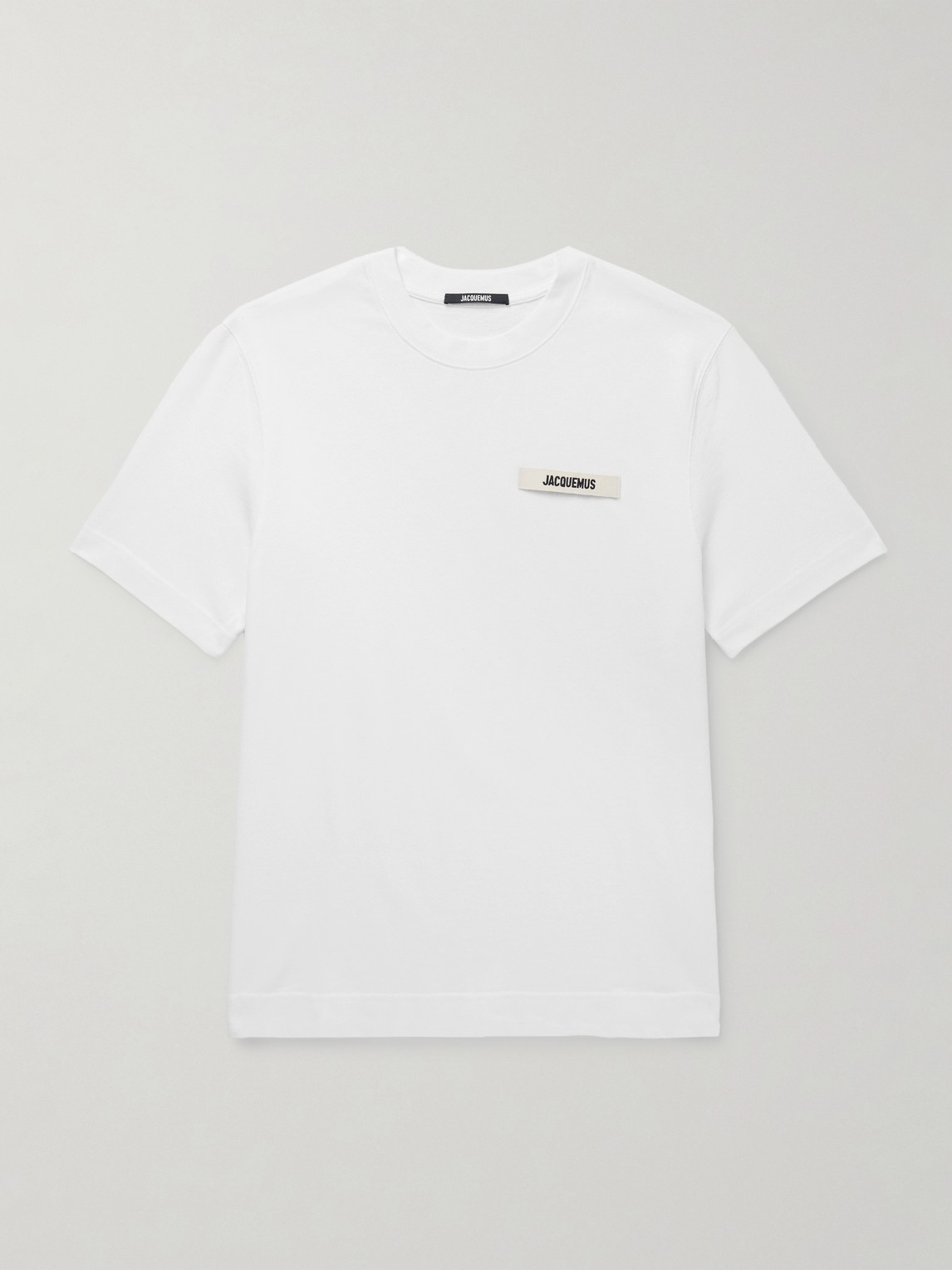 Jacquemus Logo-Embroidered Cotton-Jersey T-hirt - Men