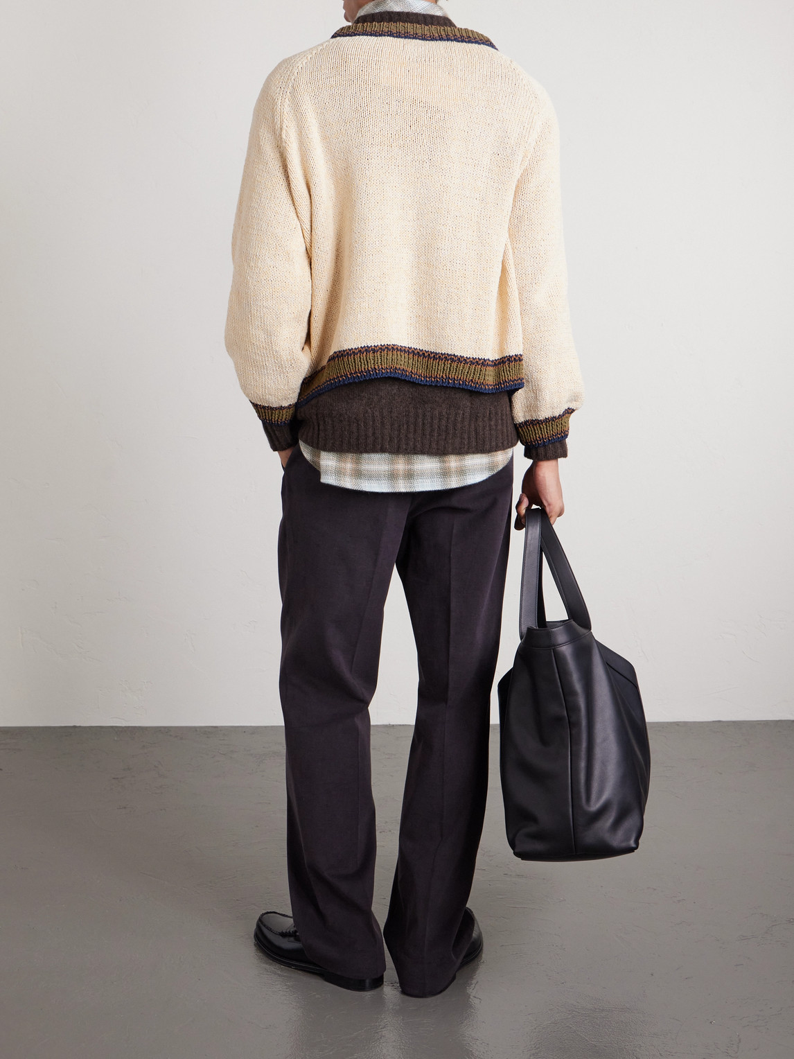  Story Mfg. - Organic Cotton Sweater - Men - Neutrals - S 