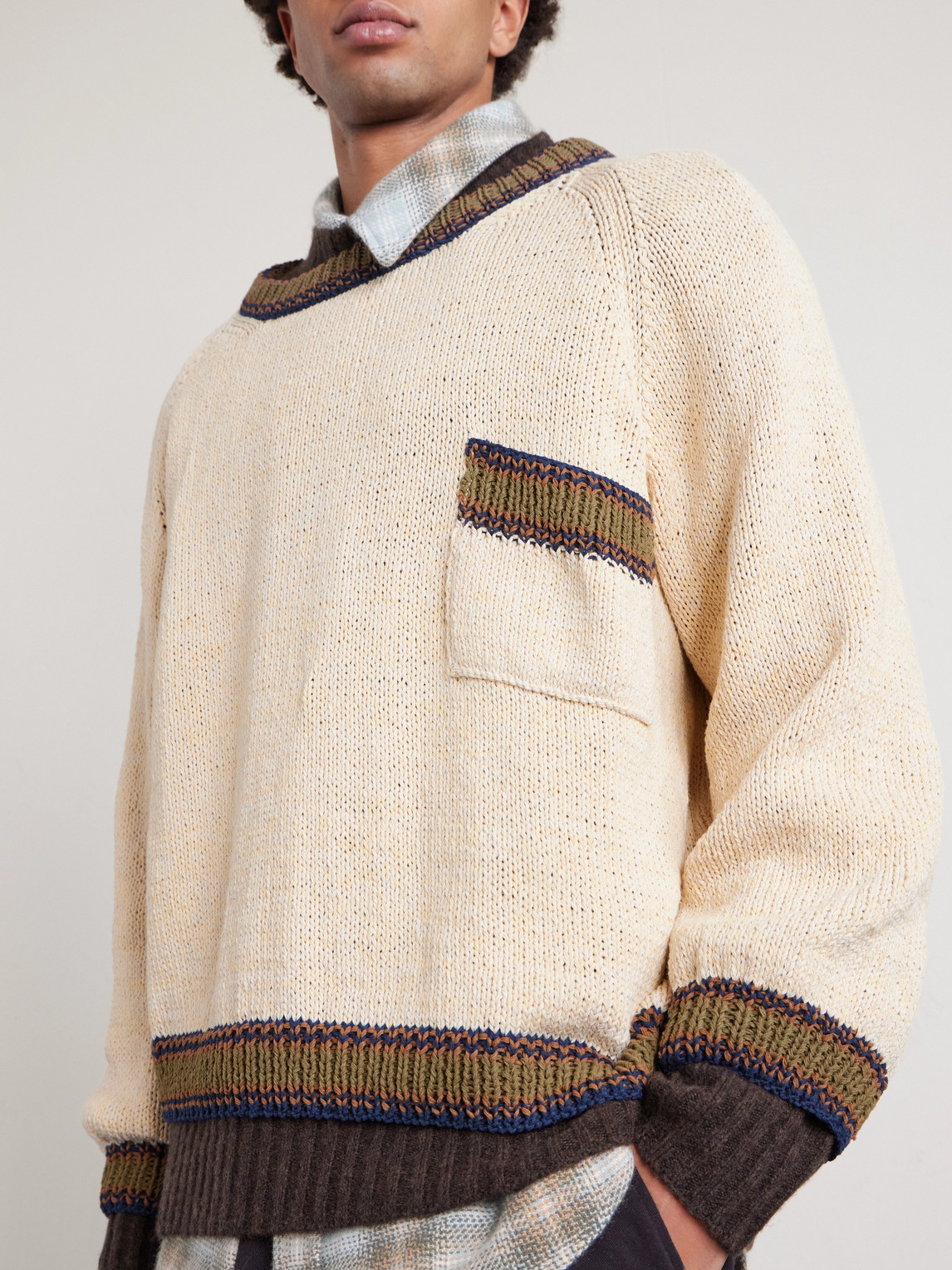  Story Mfg. - Organic Cotton Sweater - Men - Neutrals - S 