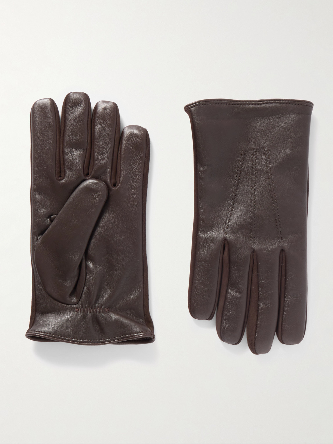 MR P. Leather and Suede Glovesen