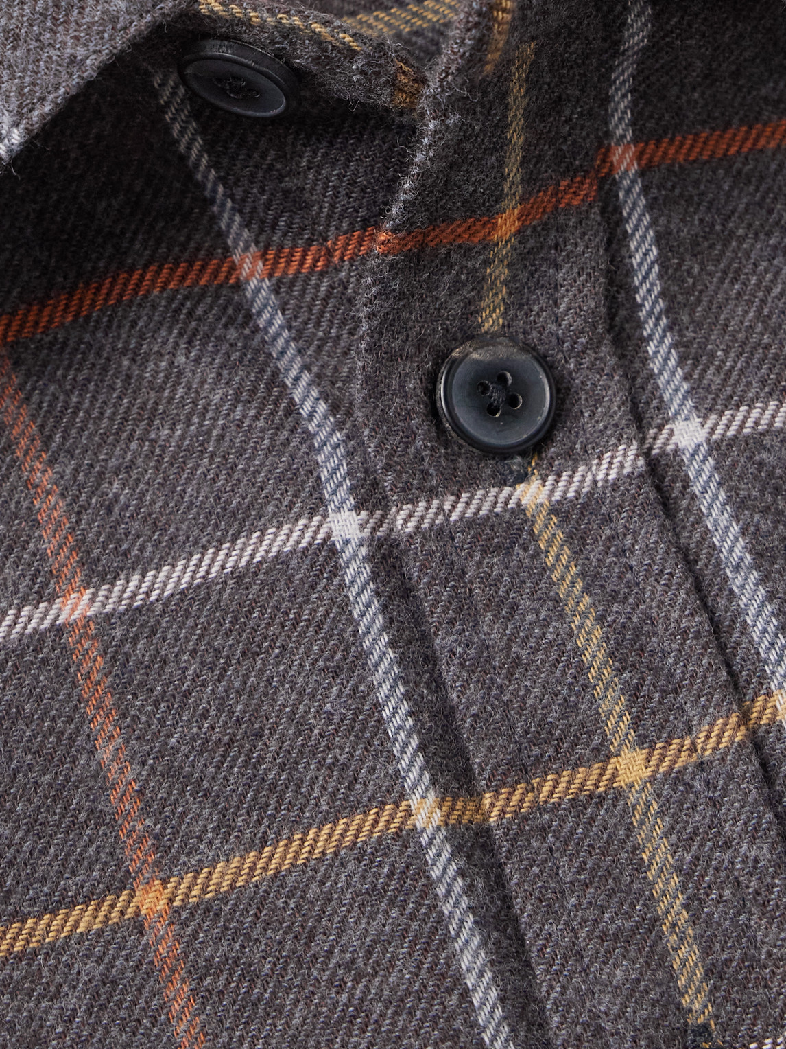 Log Checked Organic Cotton-Flannel Shirt