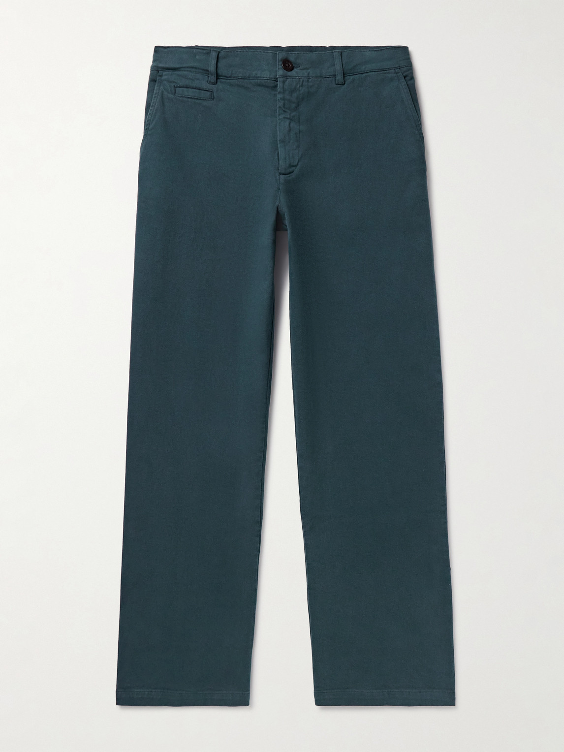 Portuguese Flannel Labura Straight-Leg Organic Cotton-Blend Twill Trousers - Men