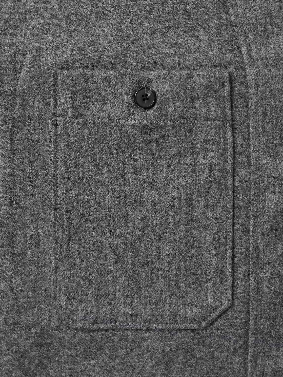 Portuguese Flannel Unstructured Wool Suit Jacket In Gray