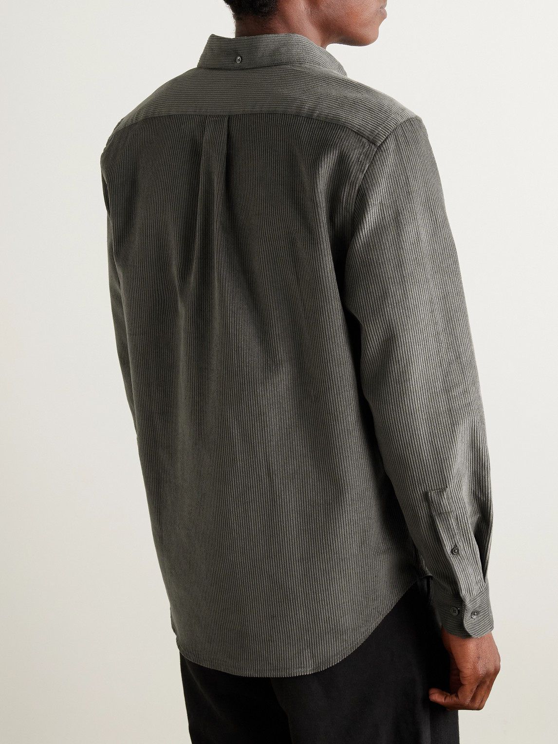 Lobo 2.0 Button-Down Collar Cotton-Corduroy Shirt