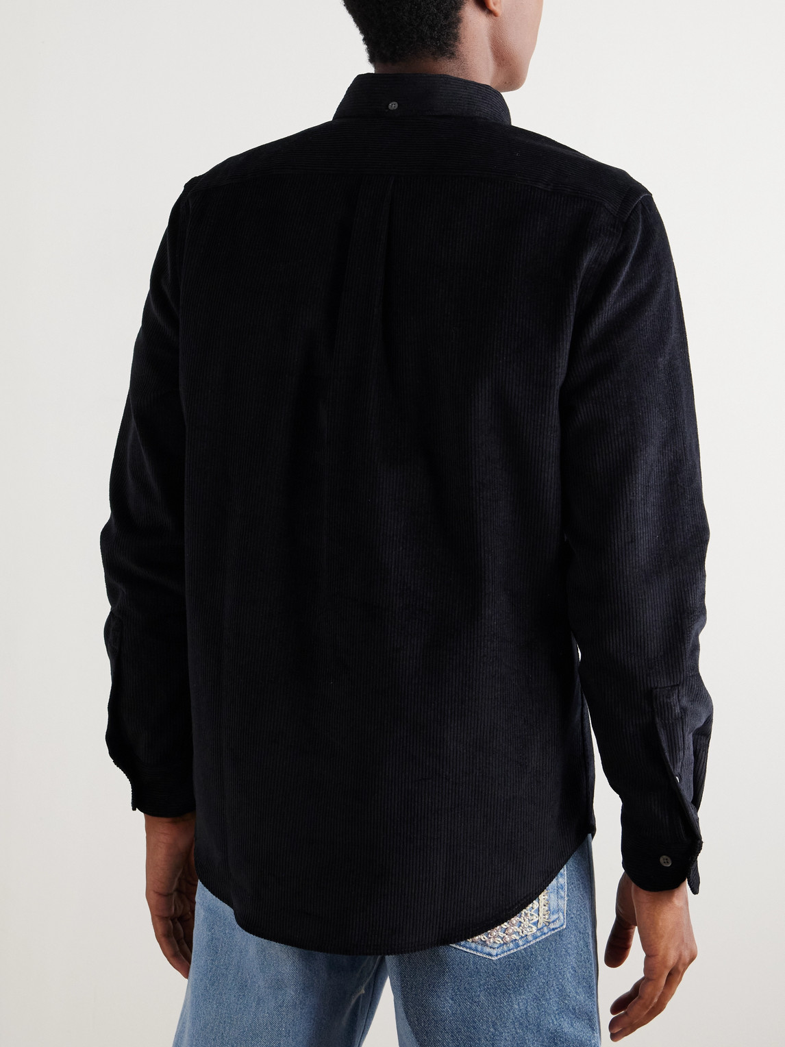 Lobo 2.0 Button-Down Collar Cotton-Corduroy Shirt