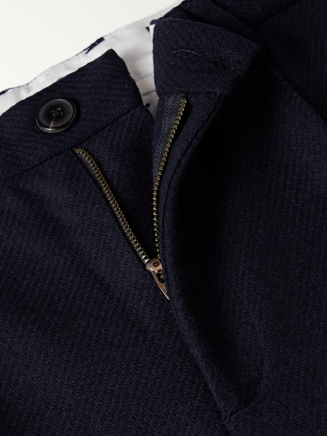 Terroir Straight-Leg Pleated Wool-Twill Trousers
