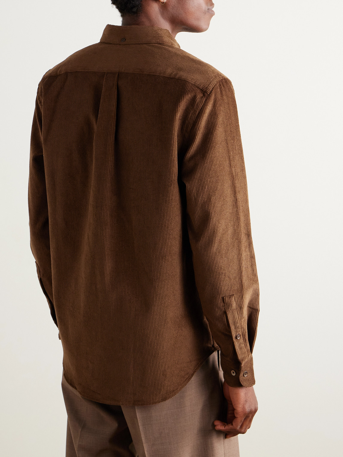 Lobo 2.0 Button-Down Collar Cotton-Corduroy Shirt