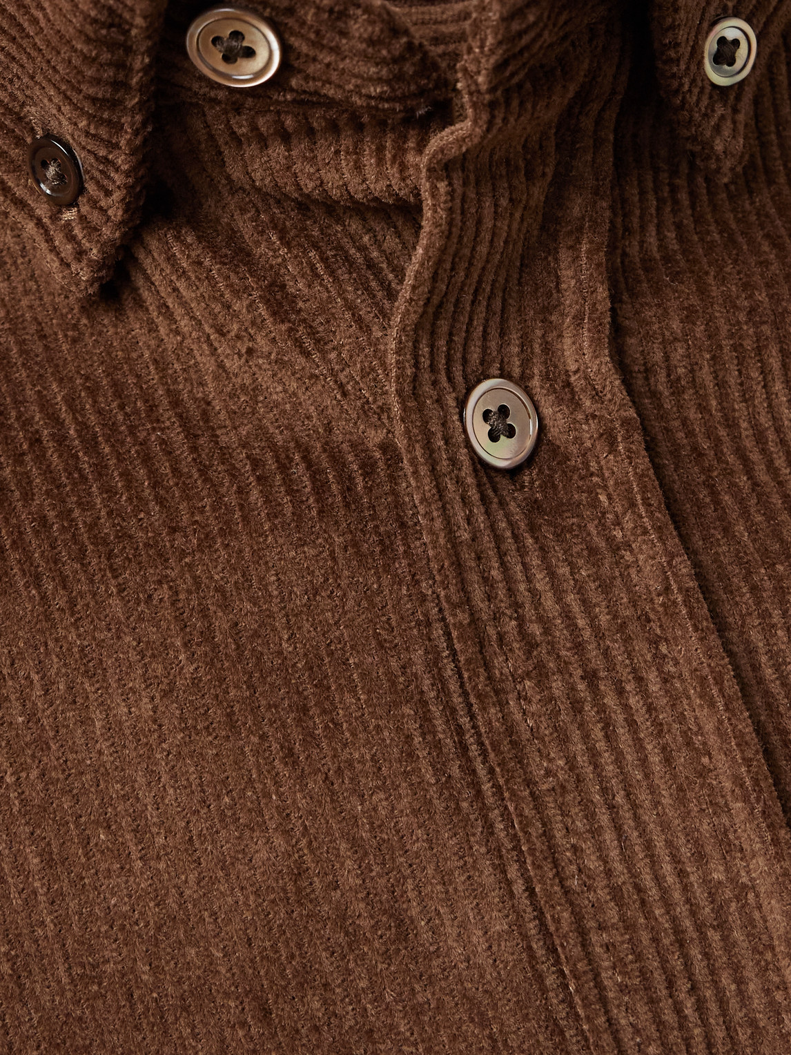 Lobo 2.0 Button-Down Collar Cotton-Corduroy Shirt