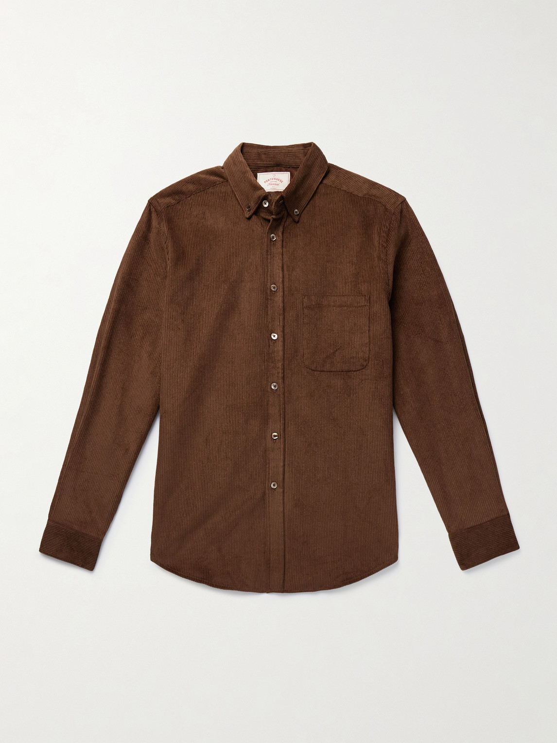 Portuguese Flannel Lobo 2.0 Button-Down Collar Cotton-Corduroy hirt - Men