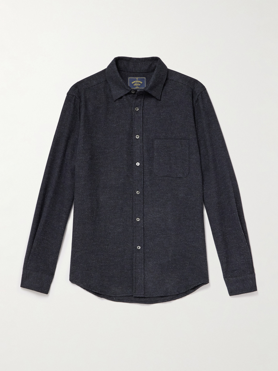 Portuguese Flannel Sounds Cotton Shirt In Gray