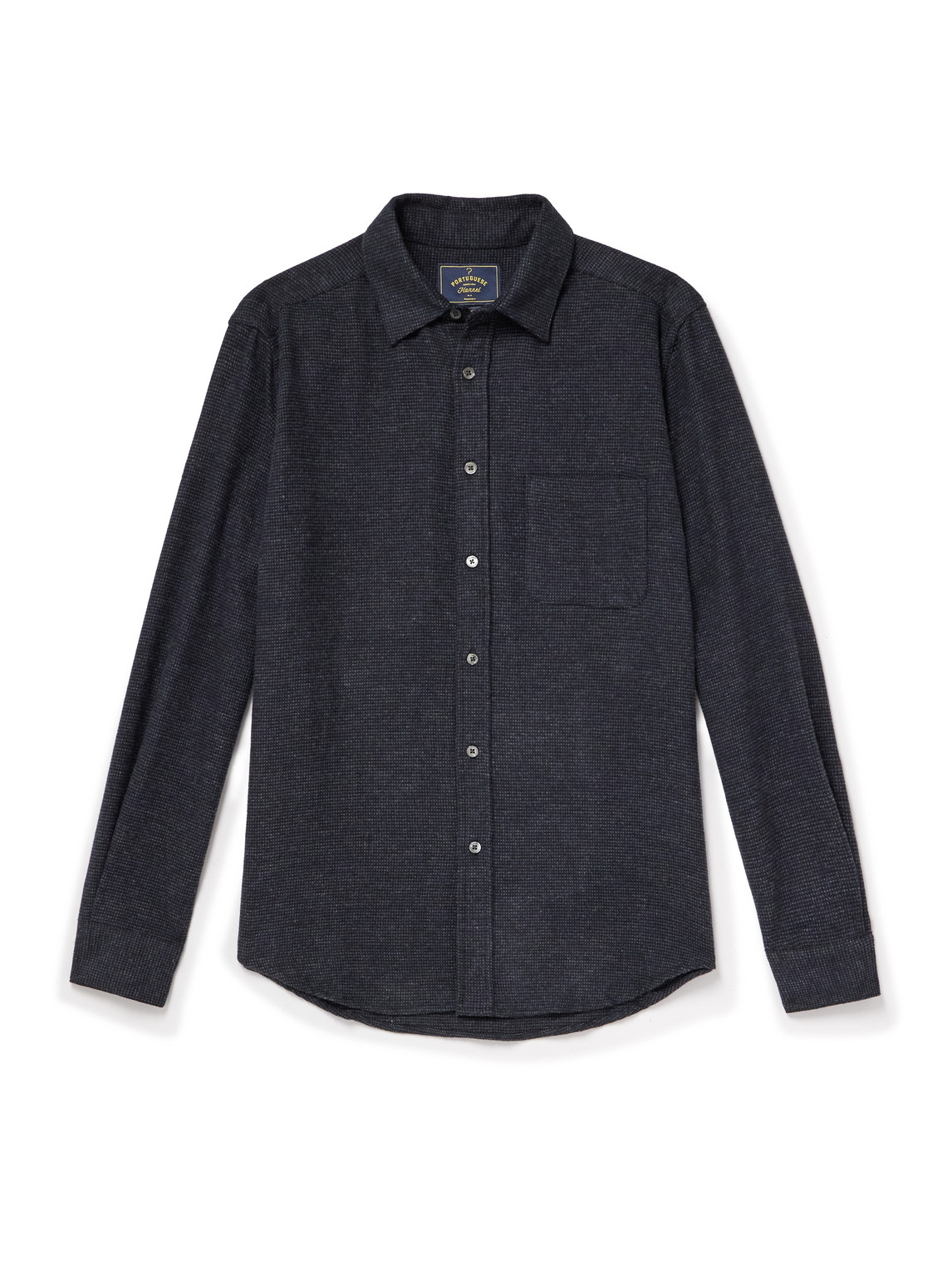 Portuguese Flannel Sounds Cotton Shirt In Gray