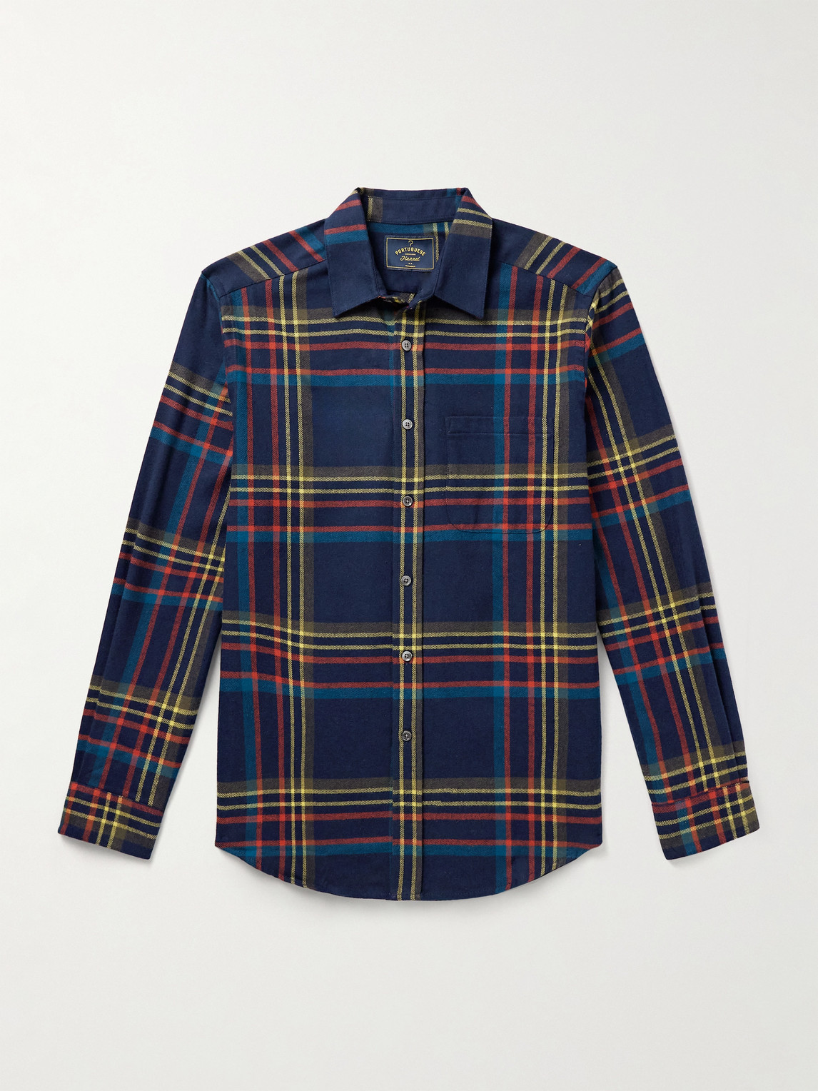 Fontana Checked Cotton-Flannel Shirt
