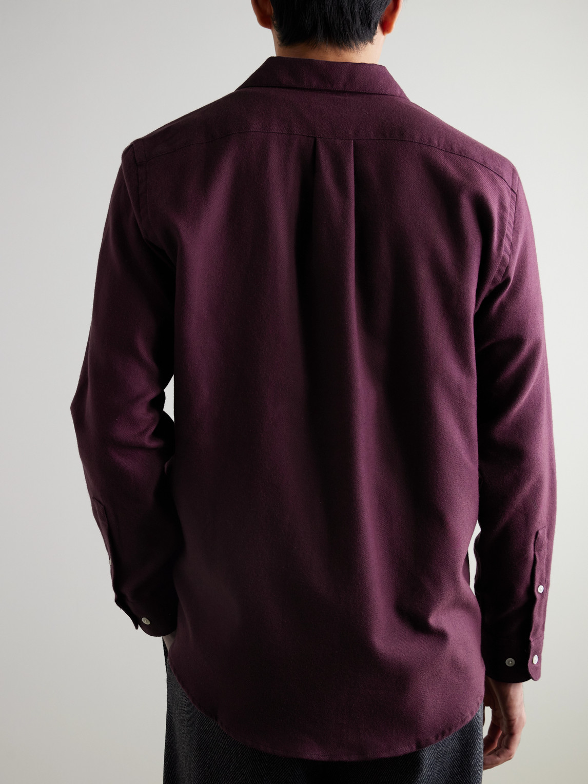 Teca Brushed Cotton-Twill Shirt
