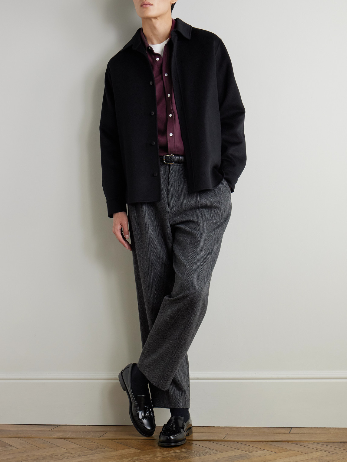 Teca Brushed Cotton-Twill Shirt
