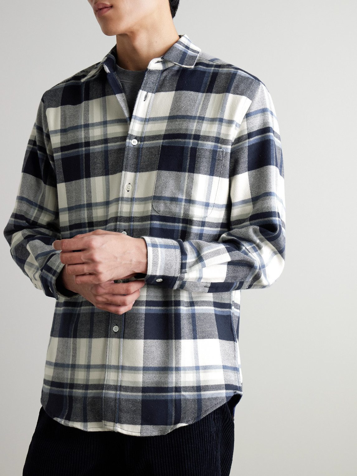 Beck Checked Organic Cotton Shirt