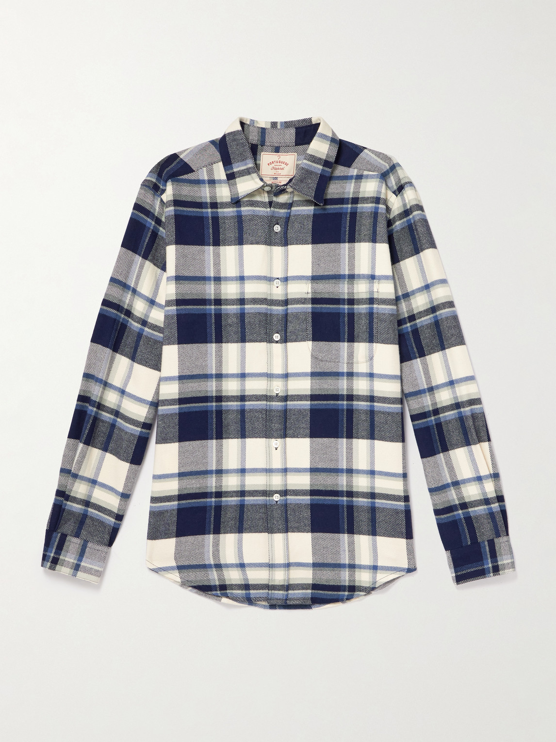 Portuguese Flannel Beck Checked Organic Cotton Shirt - Men
