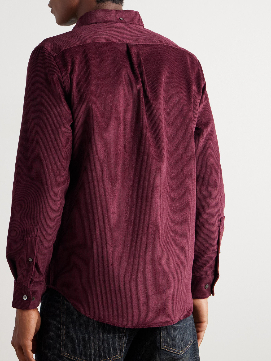 Lobo 2.0 Button-Down Collar Cotton-Corduroy Shirt