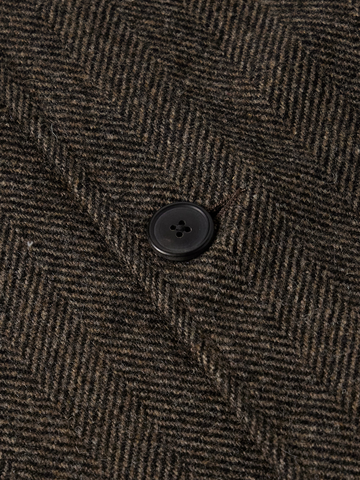  Portuguese Flannel - Labura Herringbone Virgin Wool Jacket - Men - Brown - M 