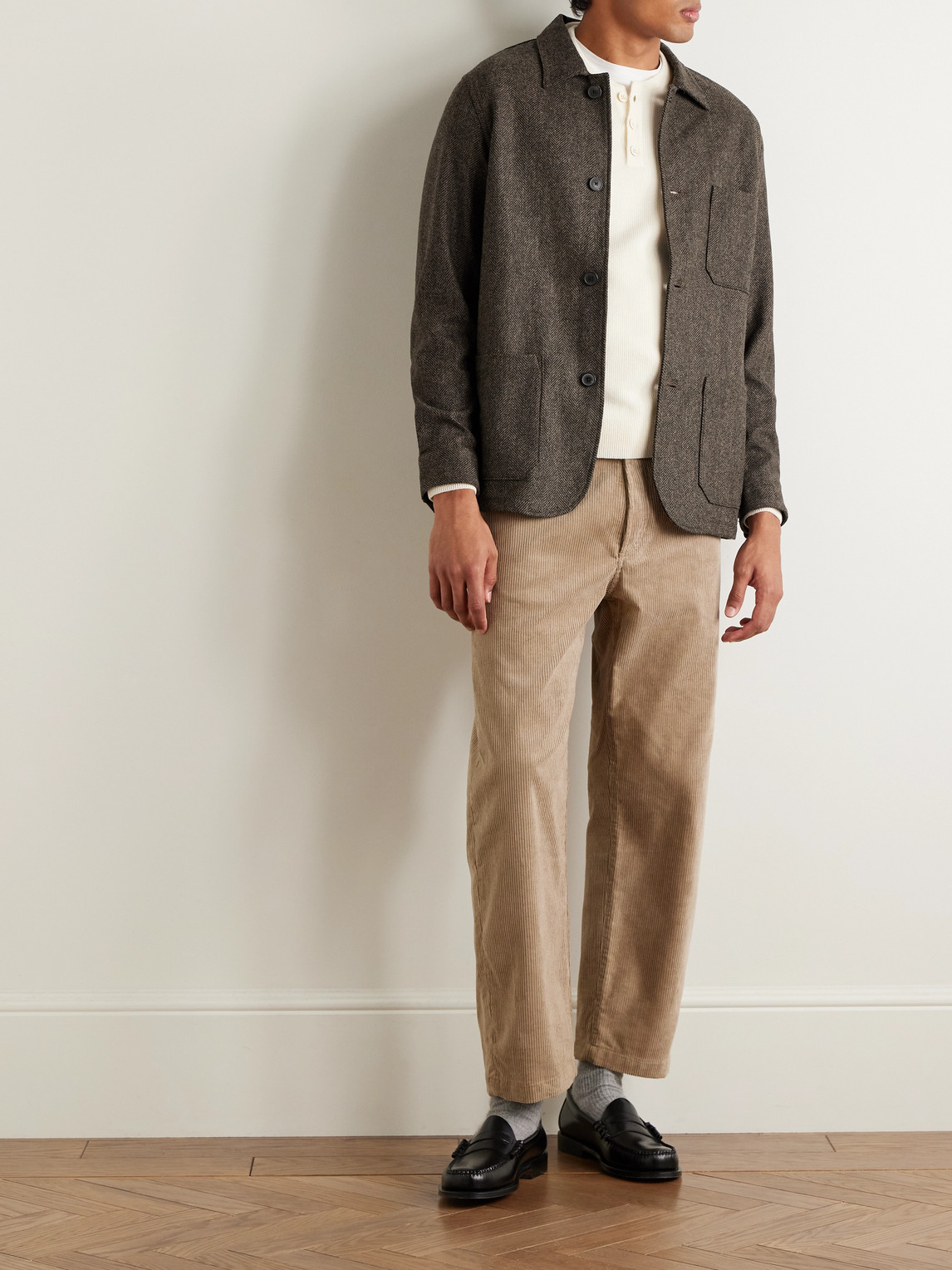 Labura Herringbone Virgin Wool Jacket