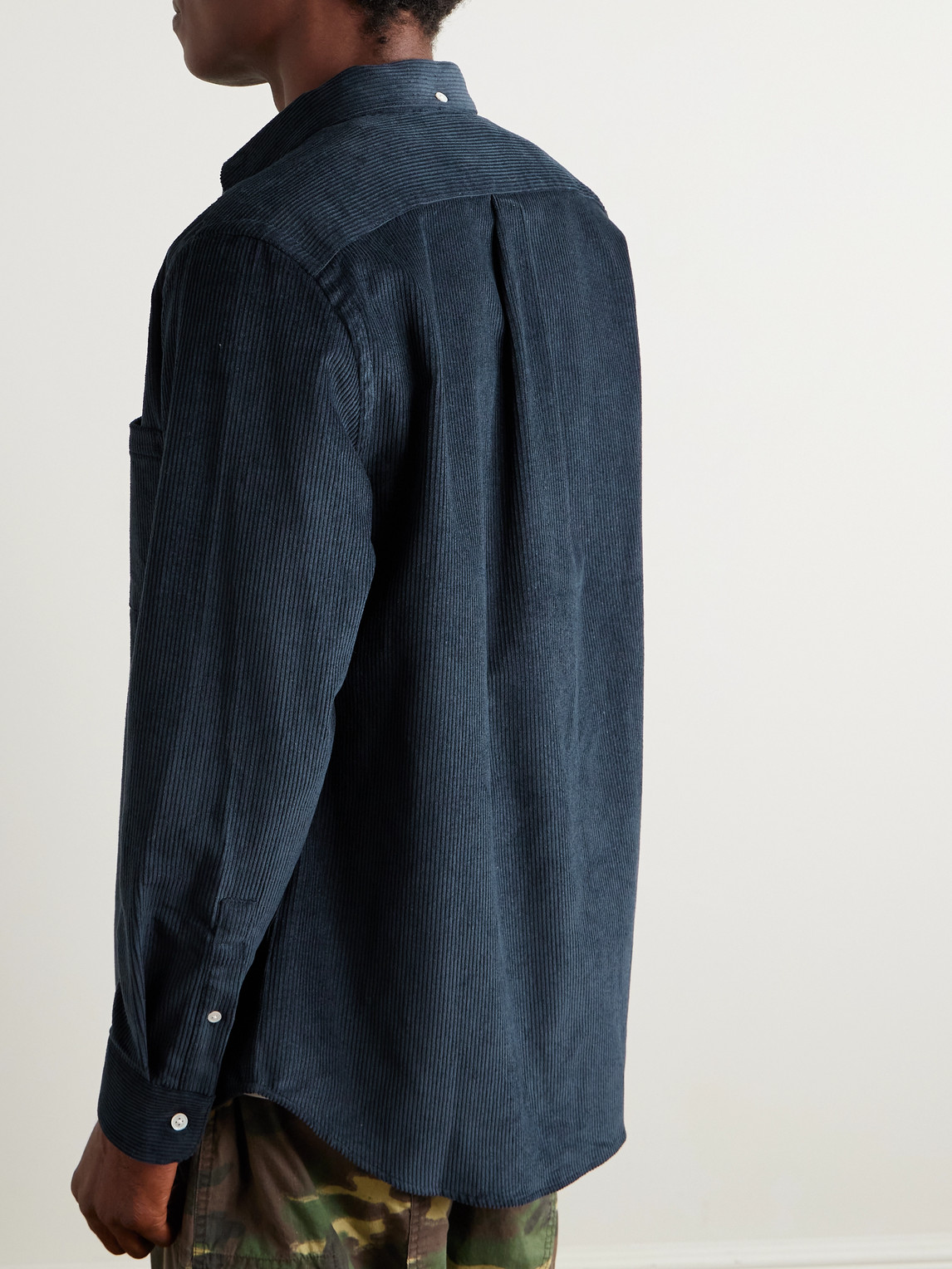 Lobo 2.0 Button-Down Collar Cotton-Corduroy Shirt