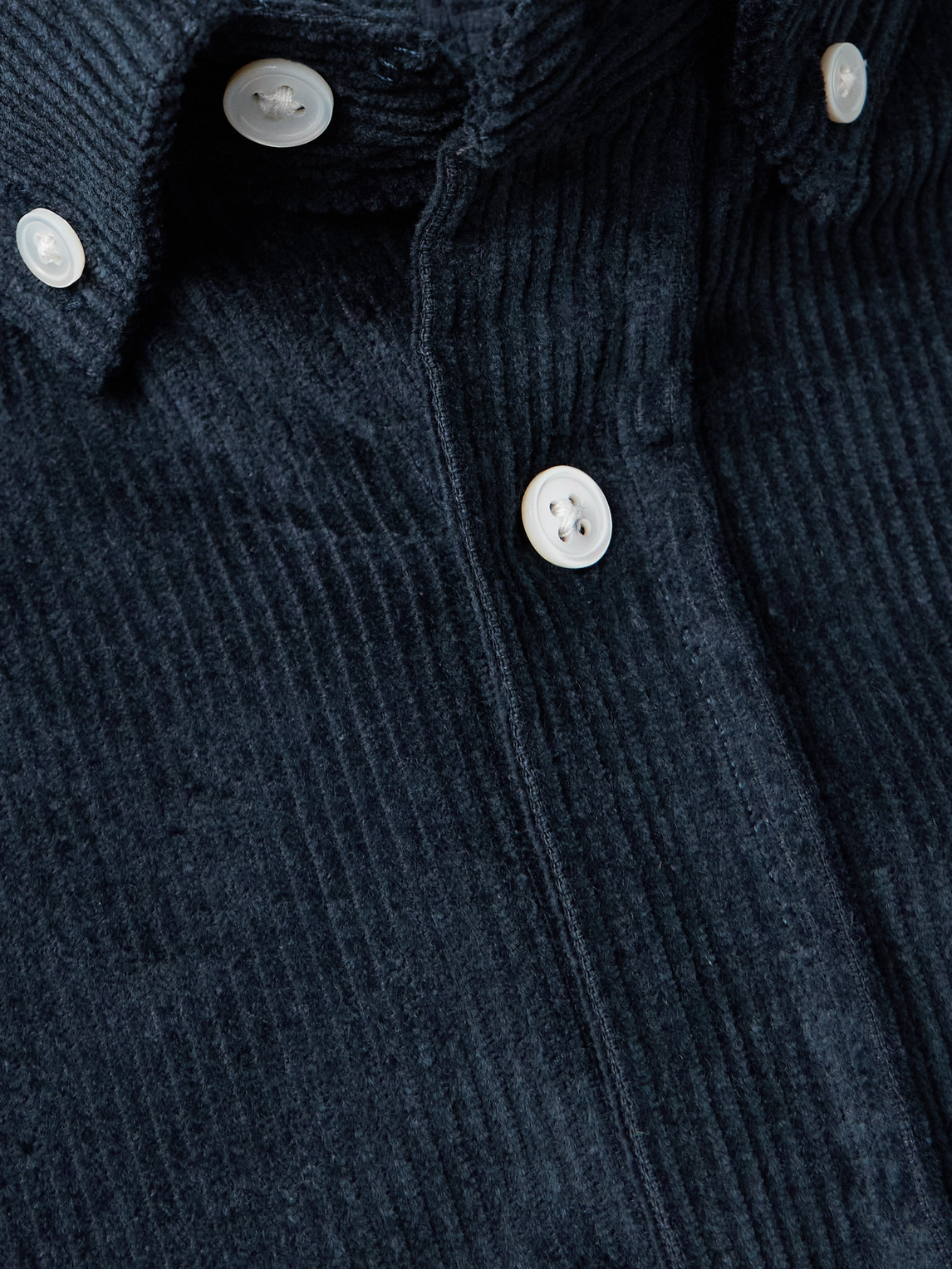 Lobo 2.0 Button-Down Collar Cotton-Corduroy Shirt