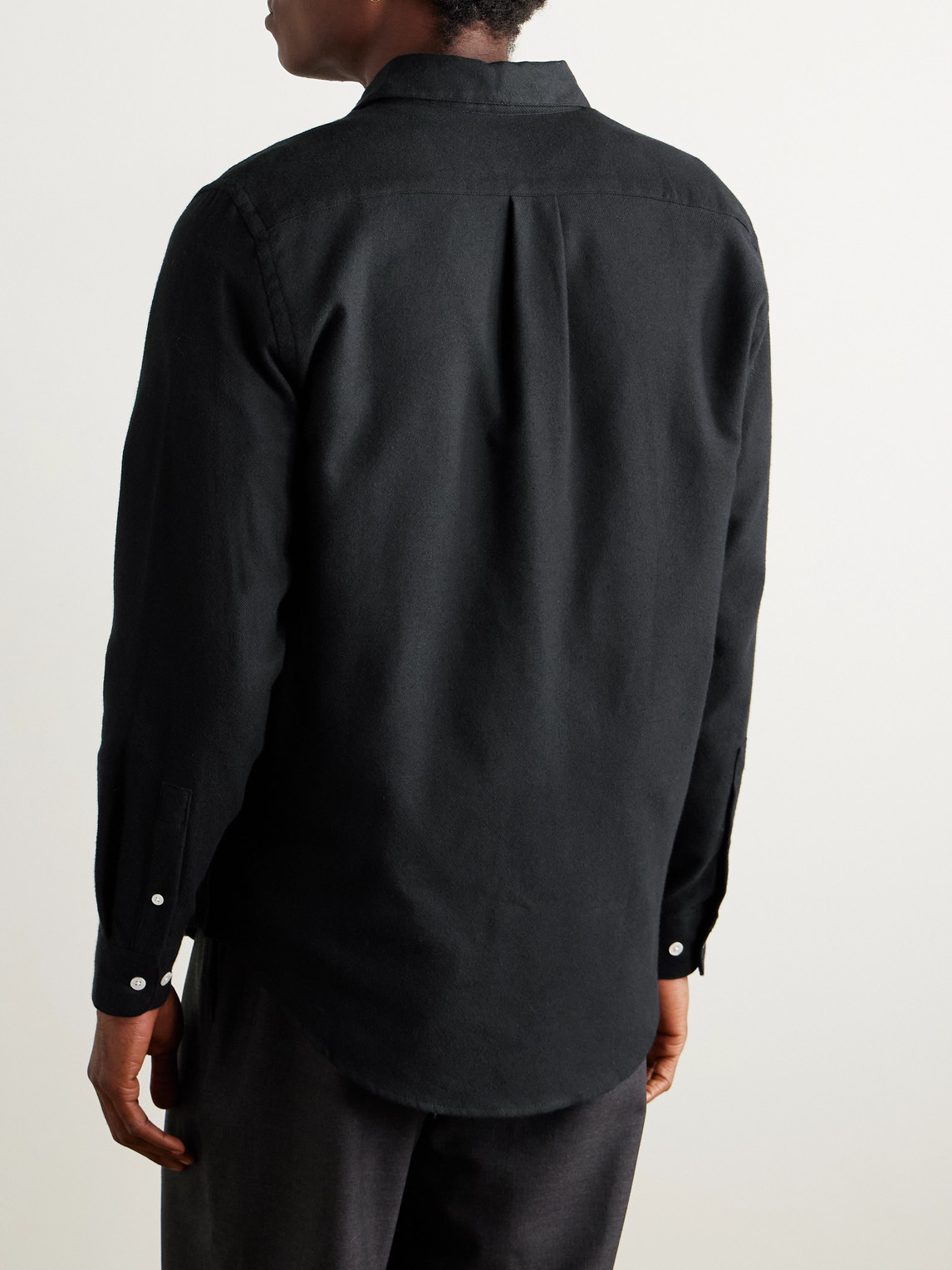 Teca Brushed Cotton-Twill Shirt