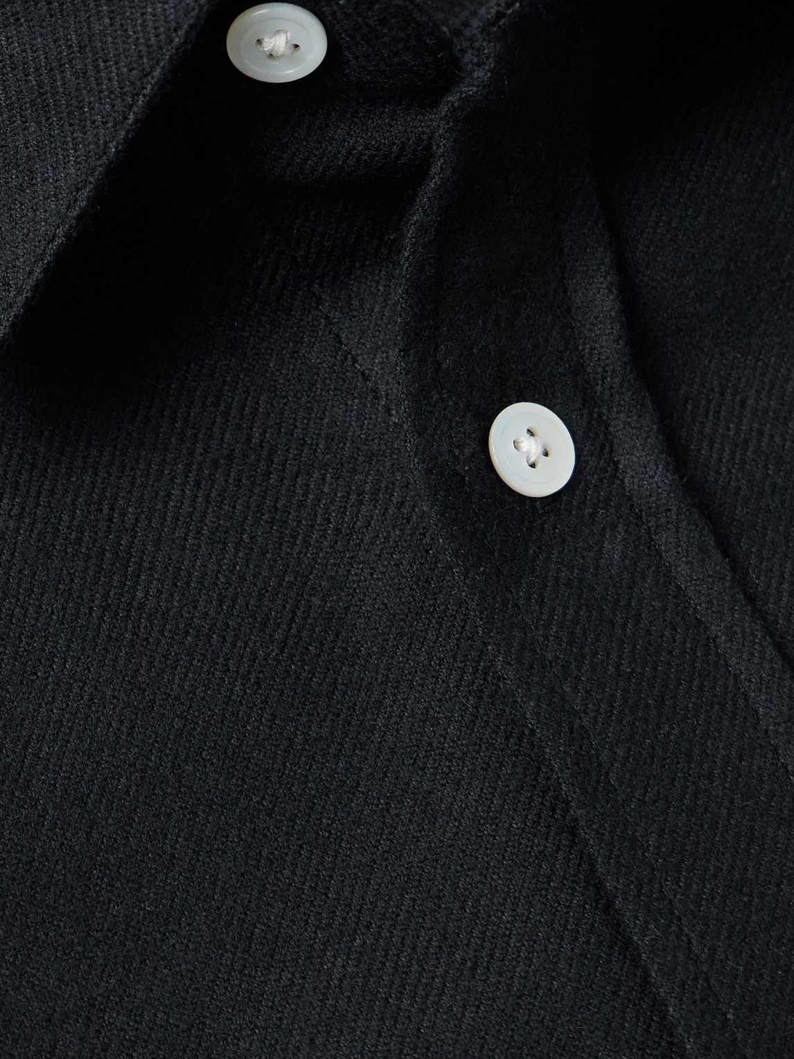 Teca Brushed Cotton-Twill Shirt