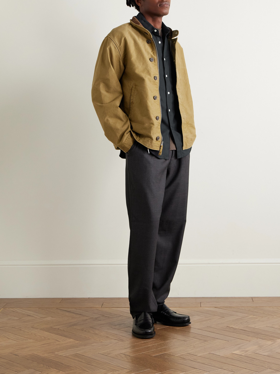Teca Brushed Cotton-Twill Shirt