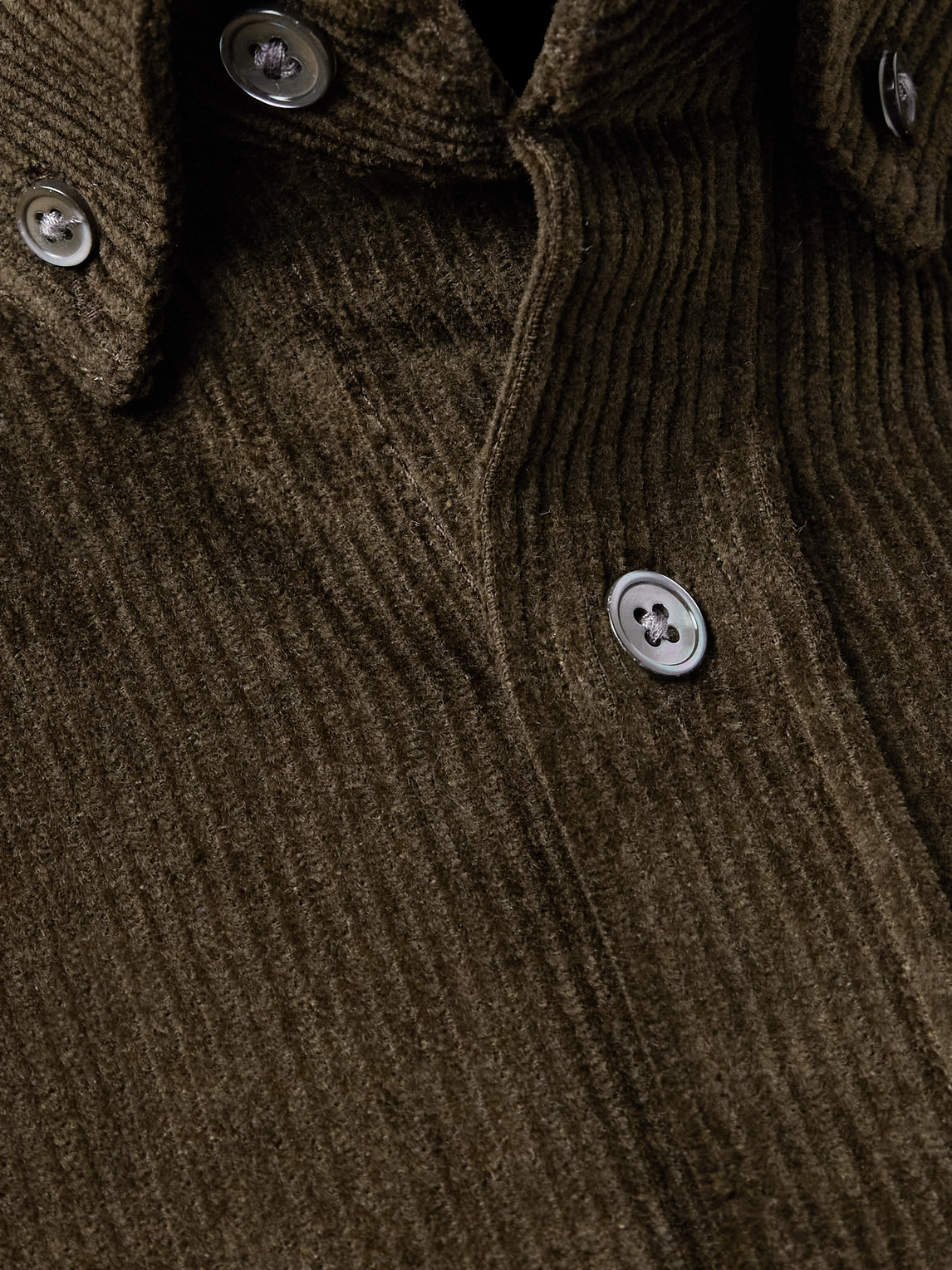 Lobo 2.0 Button-Down Collar Cotton-Corduroy Shirt