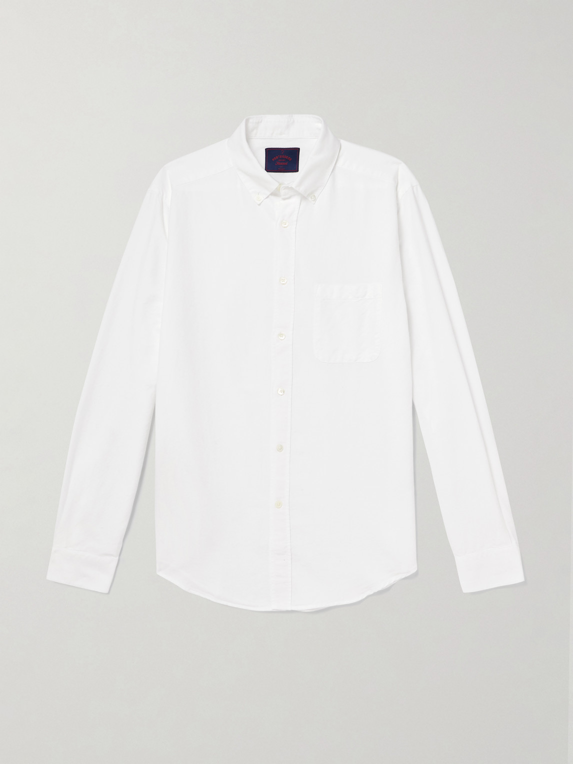 Portuguese Flannel Belavista Button-Down Collar Cotton Shirt - Men