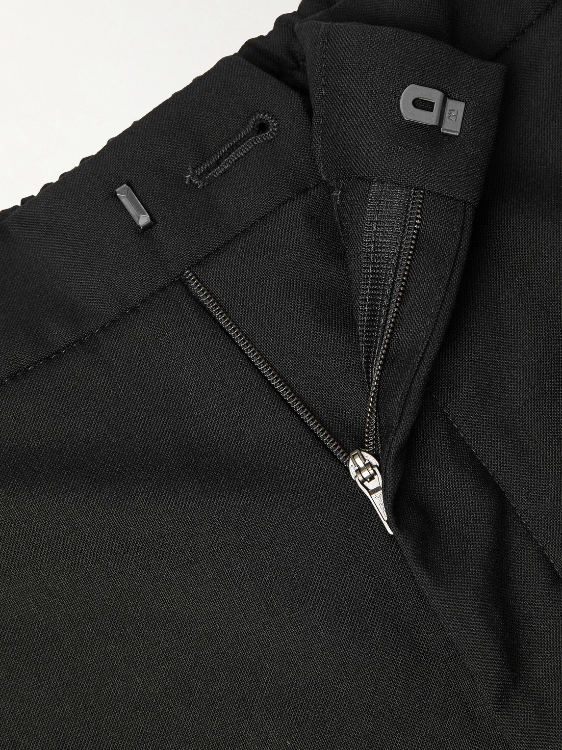 Mr P. - Tapered Wool Tuxedo Trousers