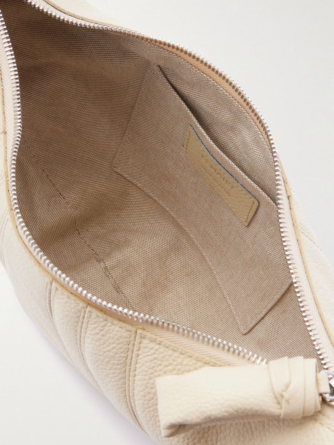 Lemaire Croissant Small Full-grain Leather Messenger Bag In Brown